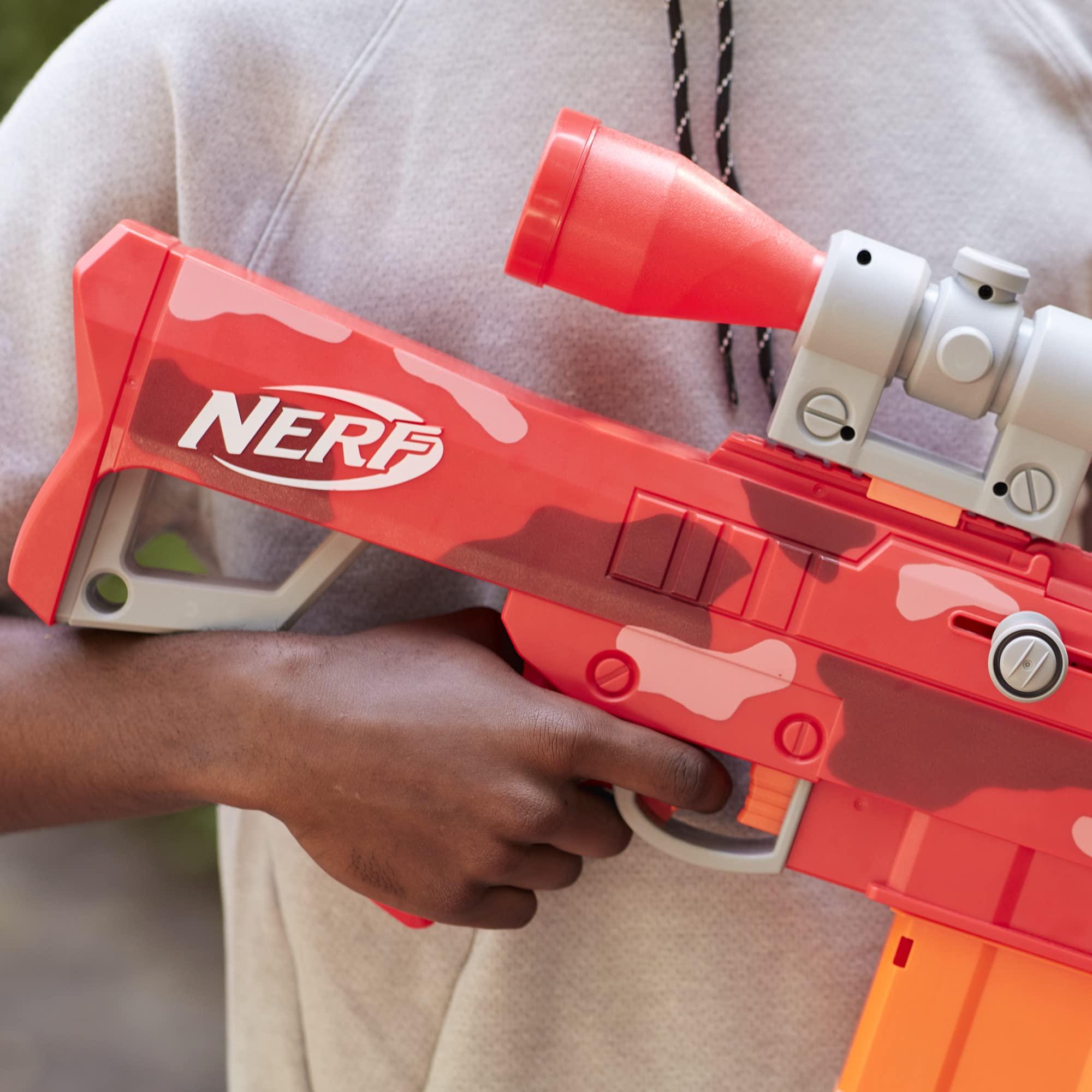 NERF Fortnite Heavy SR Blaster Scope, Big Blaster, 6 Mega Darts, 6-Dart Clip, Kids Toy Foam Blasters, Fortnite Toys for Boys and Girls - Image 6