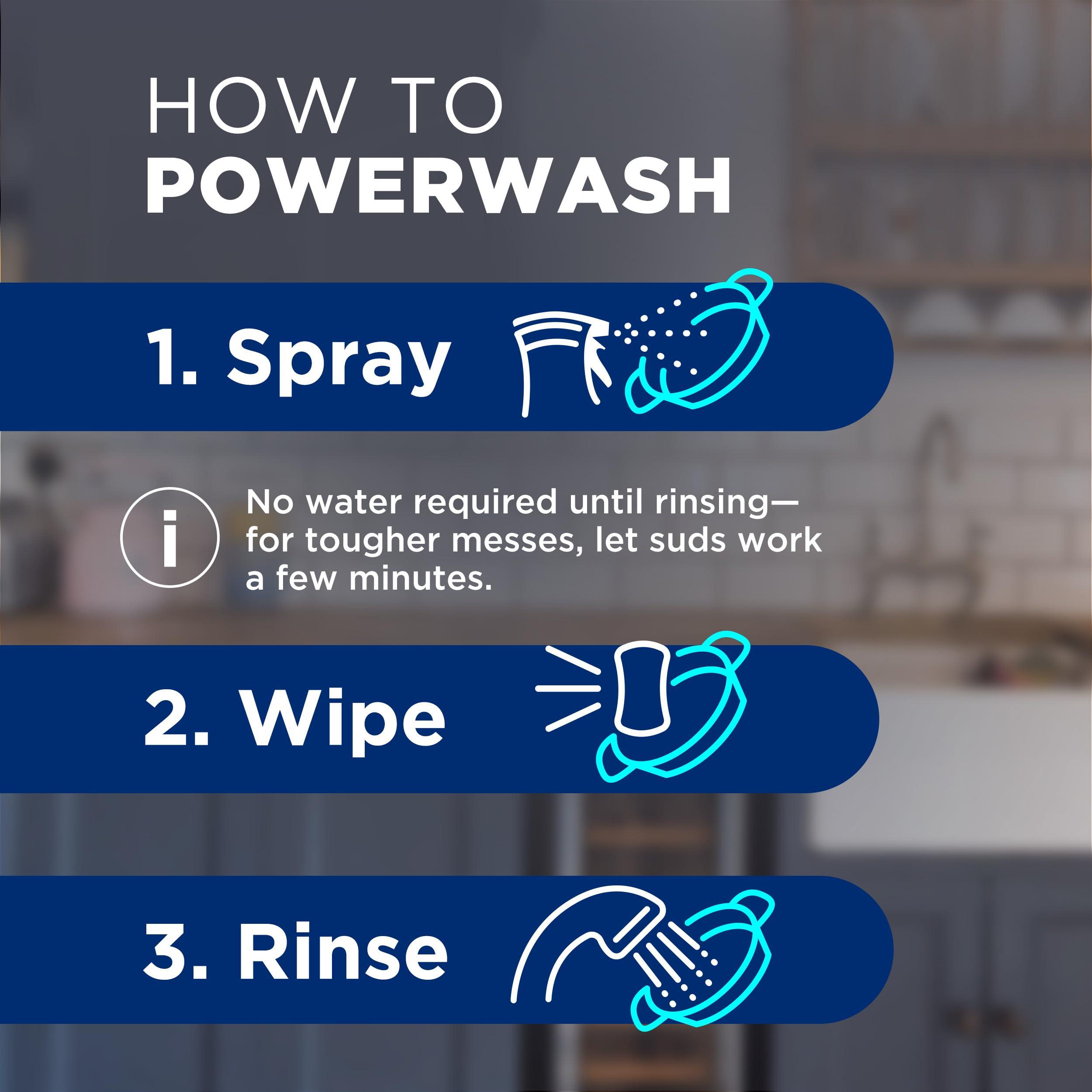 Dawn Platinum Powerwash Dish Spray, Dish Soap Liquid, Fresh Scent Bundle, 1 Spray (16oz) + 3 Refills (16oz each)(Pack of 4) - Image 8