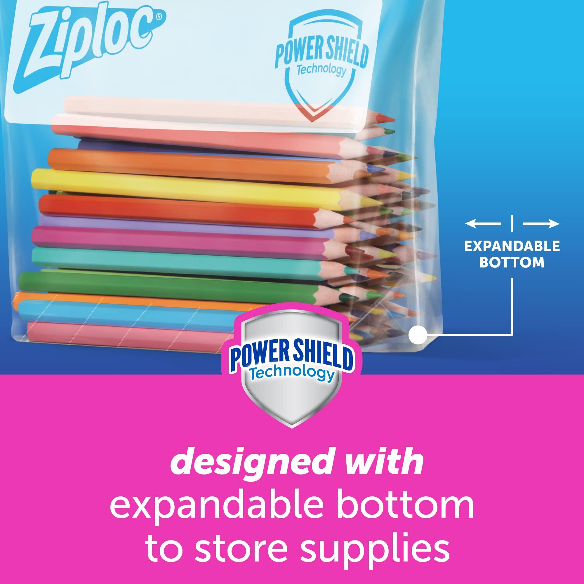 Ziploc Gallon Food Storage Slider Bags, Power Shield Technology for More Durability, 104 Bags Total - Image 3