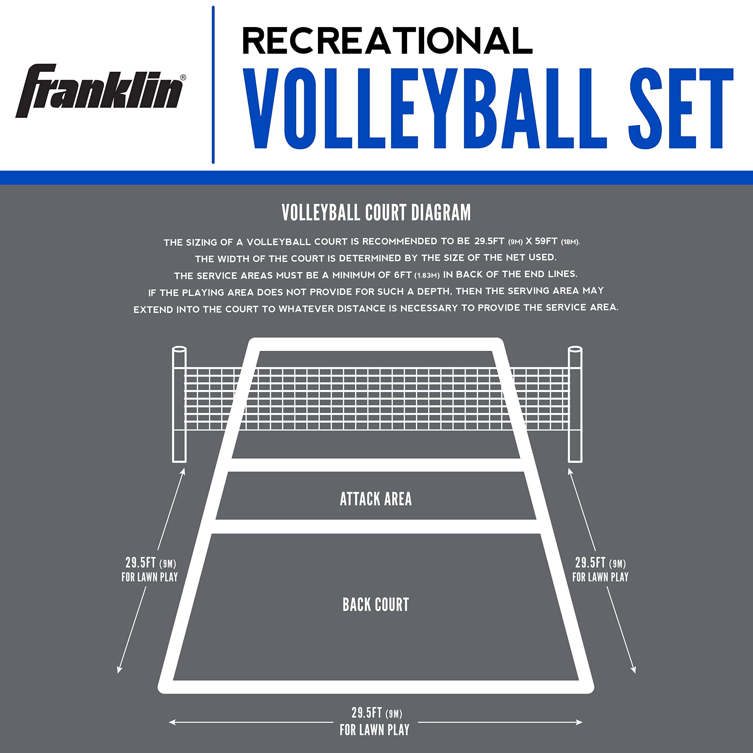 Franklin Sports Volleyball and Badminton Set - Image 9