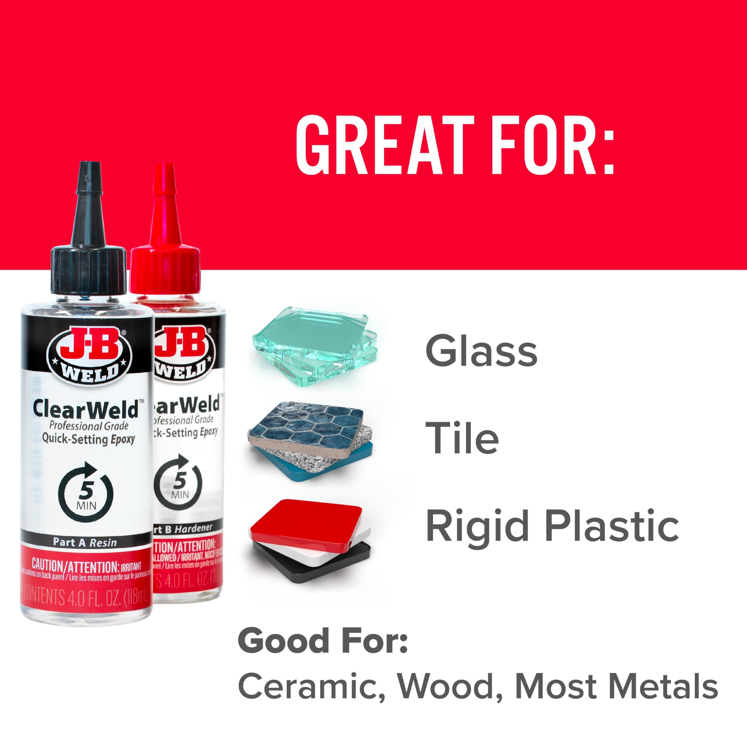 J-B Weld Pro Size ClearWeld 5 Minute Set Epoxy - Image 7