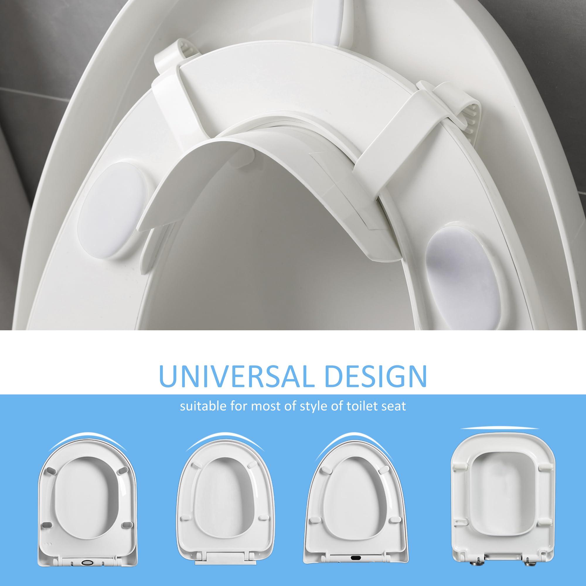 Doytn Universal Pee Deflector for Toilet Seat with Toilet lid Lifter, Toilet Splash Guard Prevents Kids and Adult from Peeing Splash Size ：11.5 * 8.3”(2PCS) - Image 6