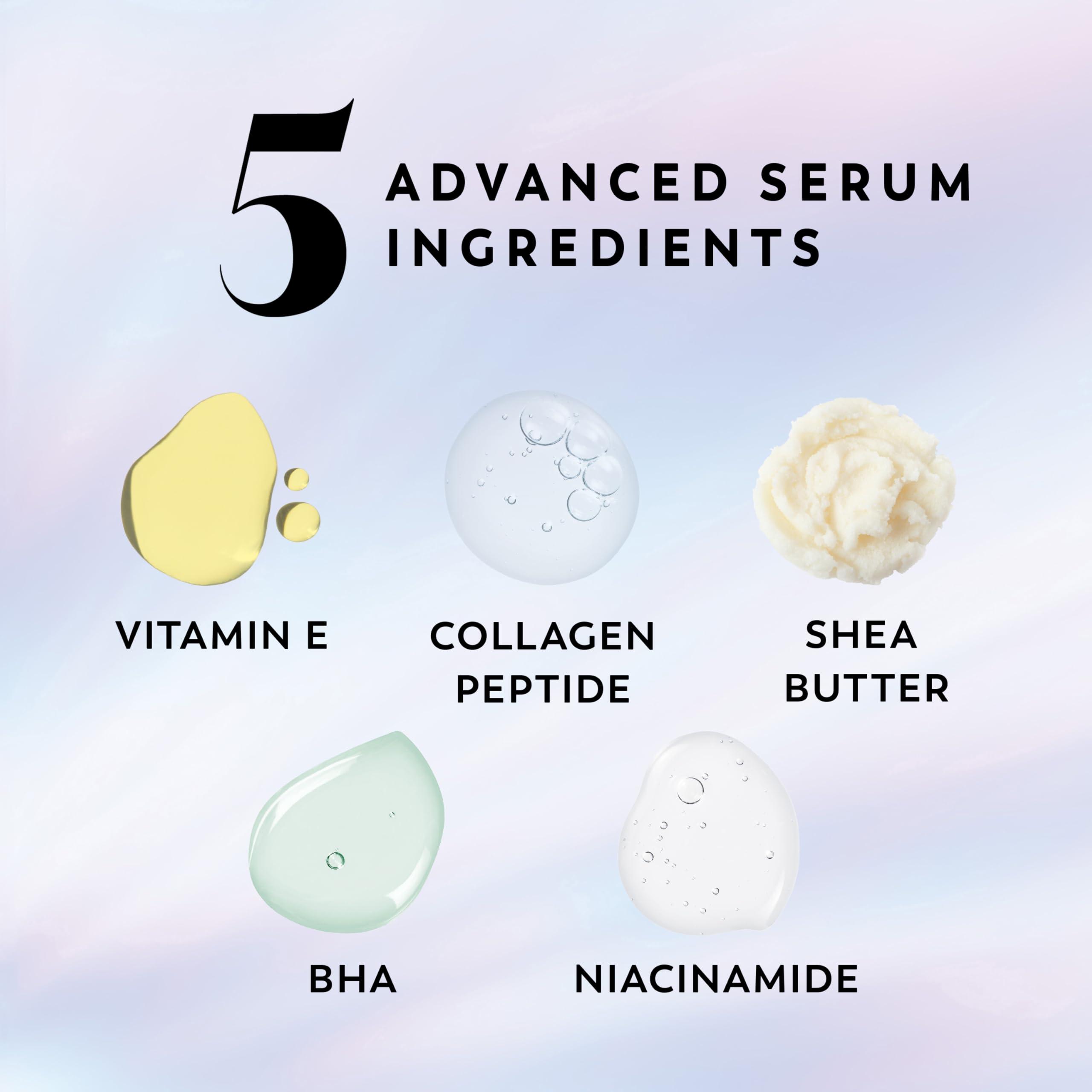 Olay Super Serum Body Wash for Extra Dry Skin, 24hr Long Lasting Hydration, 5+ Ingredient Serum Complex for Bright Even Firm Luminous Skin, 18.5 fl oz - Image 3