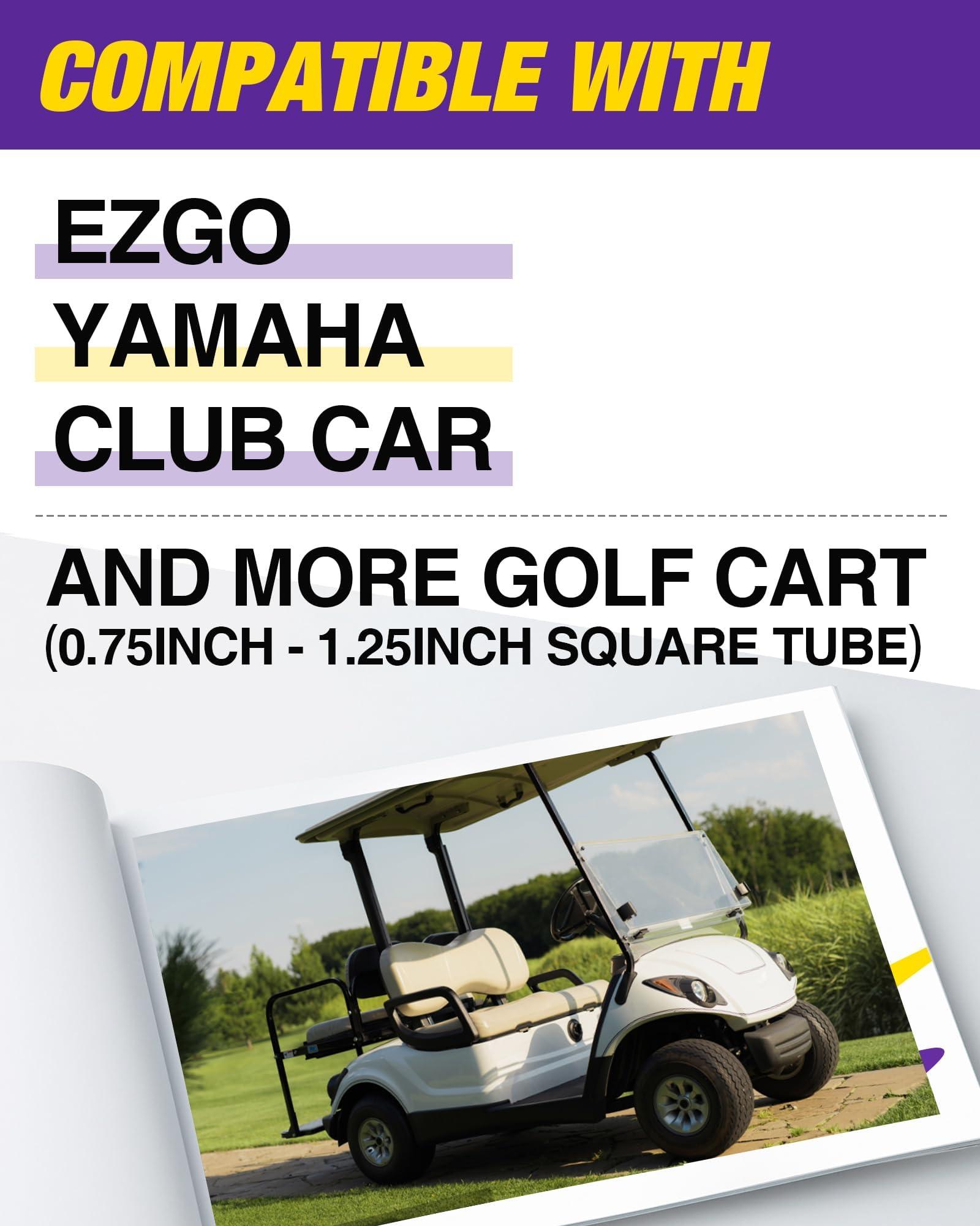 Golf Cart Phone Holder Mount for EZGO Club Car Yamaha – 360° Rotatable Universal Cell Phone Cradle for iPhone 15 14 13 Pro Max, Samsung Galaxy, Pixel – Secure Clamp, Fits All Smartphones - Image 5
