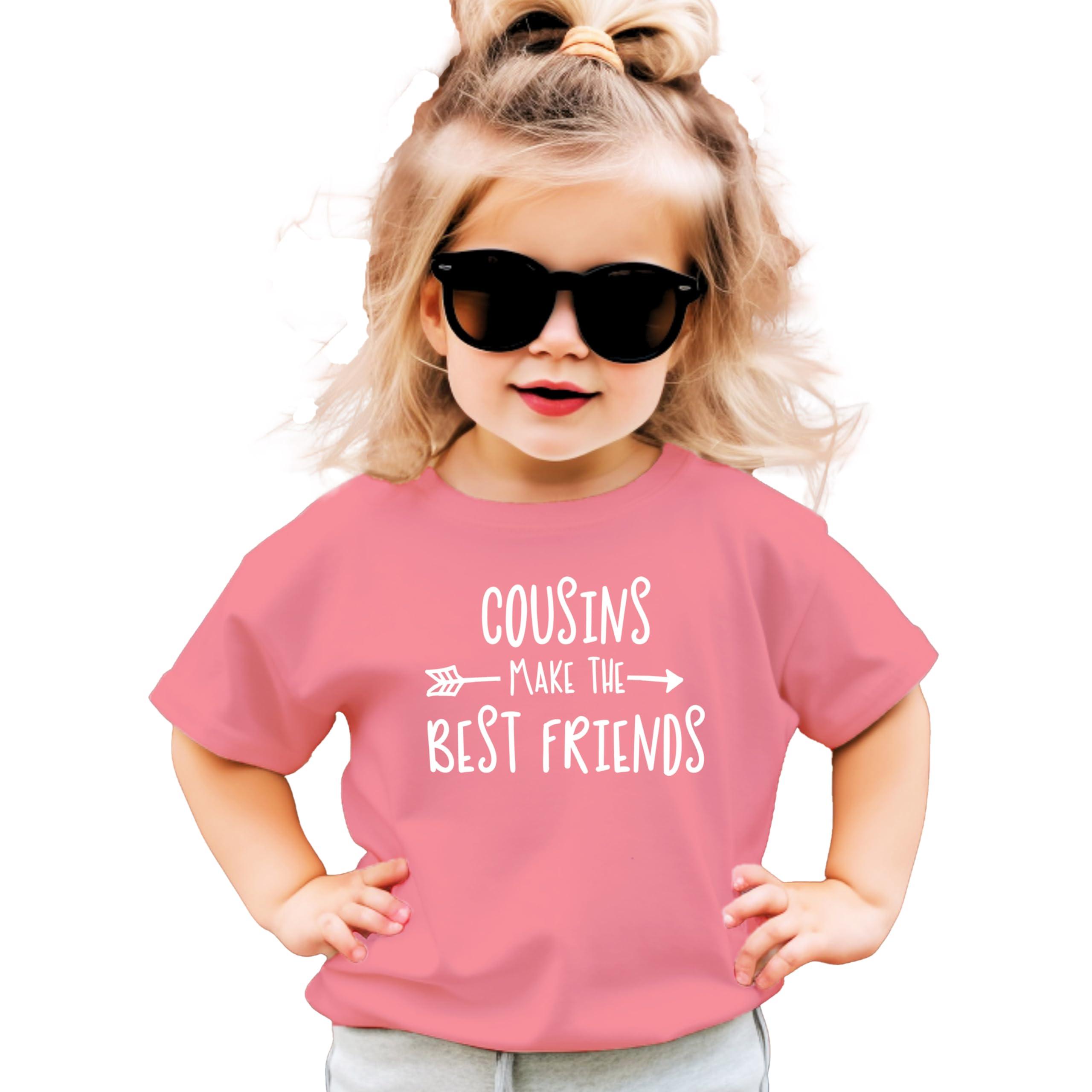 Cousins Make The Best Friend T-Shirt for Baby and Toddler Girls Fun Family Outfits - Image 3