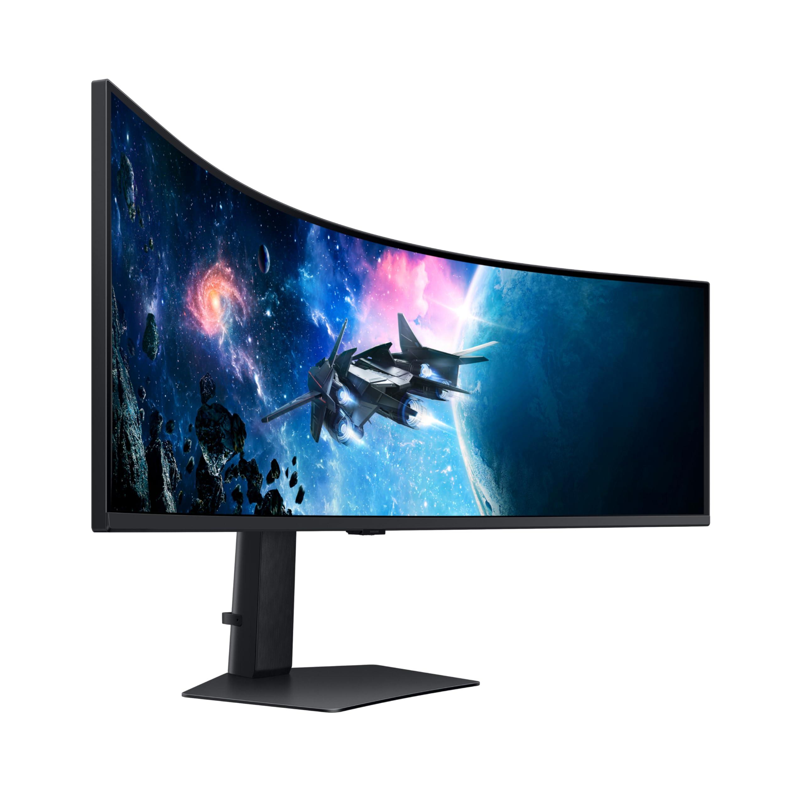 SAMSUNG 49” Odyssey G9 Series DQHD 1000R Curved Gaming Monitor, 1ms(GtG), VESA DisplayHDR 1000, 240Hz, AMD FreeSync Premium Pro, Height Adjustable Stand, Ultrawide Screen, LS49CG954ENXZA, 2024 - Image 8