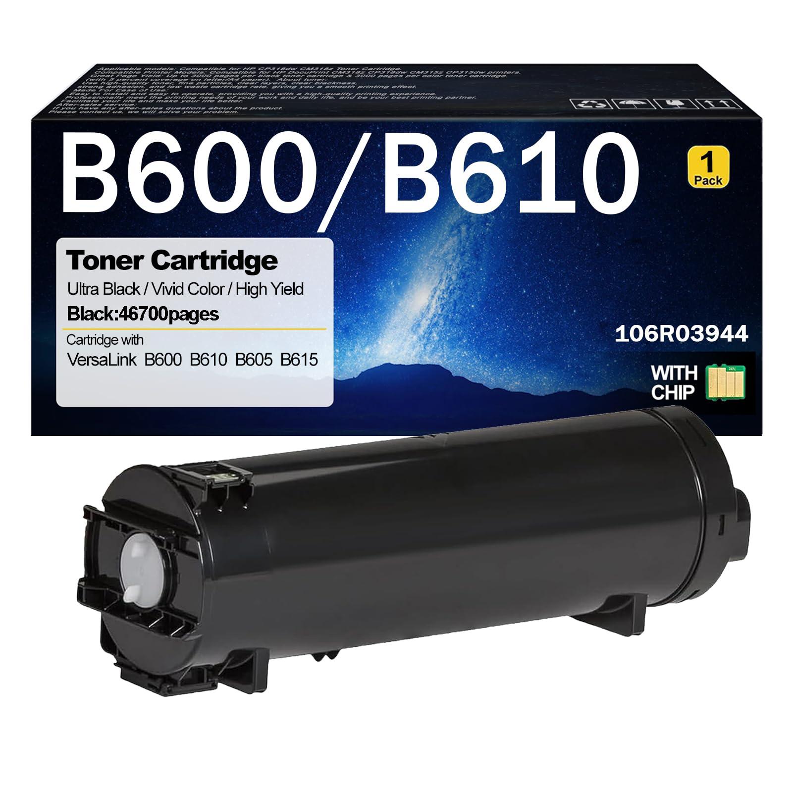 B600/B610 106R03944 Toner Cartridge Compatible for Xerox B600 B610 106R03944 Toner Cartridges Replacement for Xerox VersaLink B600 B610 B605 B615 Printers