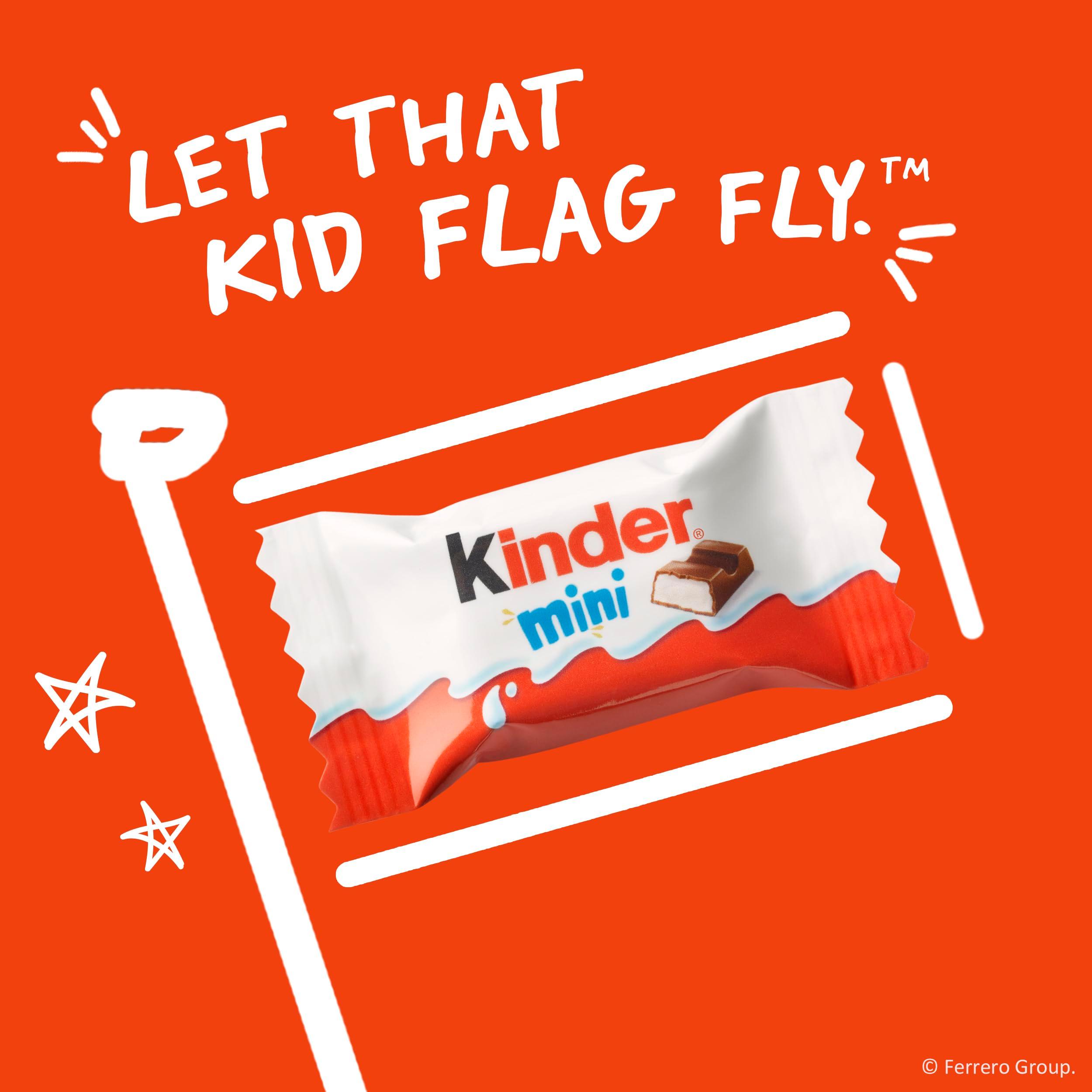 Kinder Chocolate Mini, 29.2 oz Bulk Pack, Up to 138 Minis, Milk Chocolate Bar with Creamy Milky Filling, Individually Wrapped Candy - Image 11