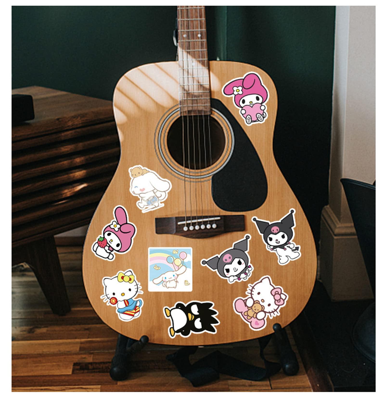 100Pcs Cartoon Sanrio Stickers for Kids - Hello Kitty, MyMelody&Kuromi, Cinnamoroll, Pompompurin, Keroppi, Pochaco - Assorted Decals Pack for Girls Teens - Image 4
