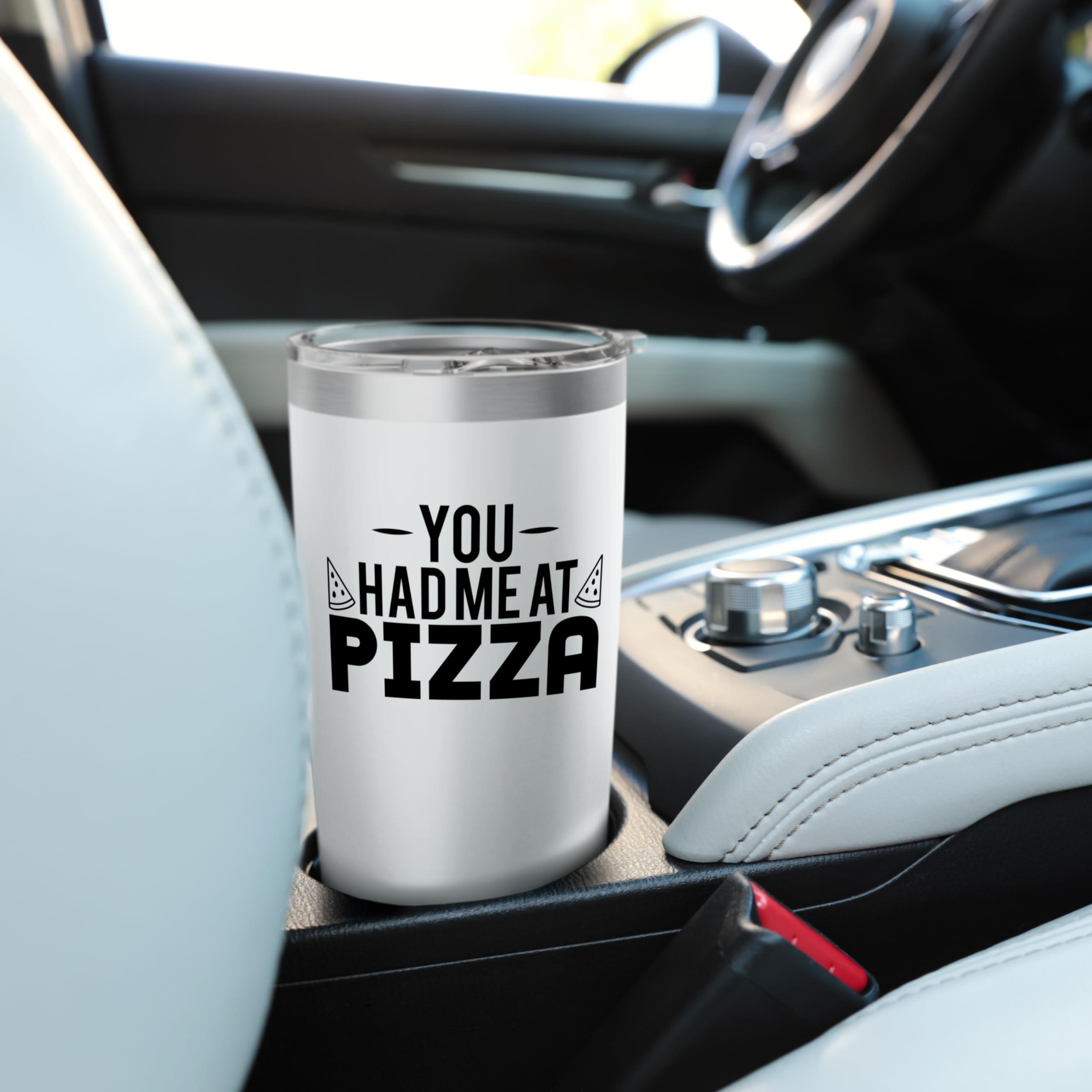 Pizza Lover Funny - You Had Me At Pizza Stainless Steel Insulated Tumbler - Image 2