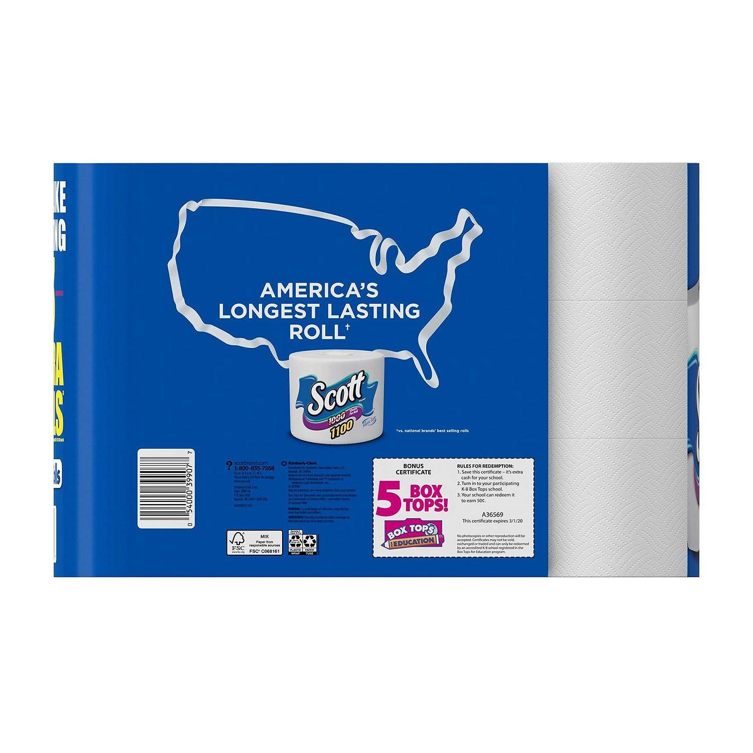 Scott Bath Tissue, 1, 100 Sheetsper Roll, 36 Count - Image 4