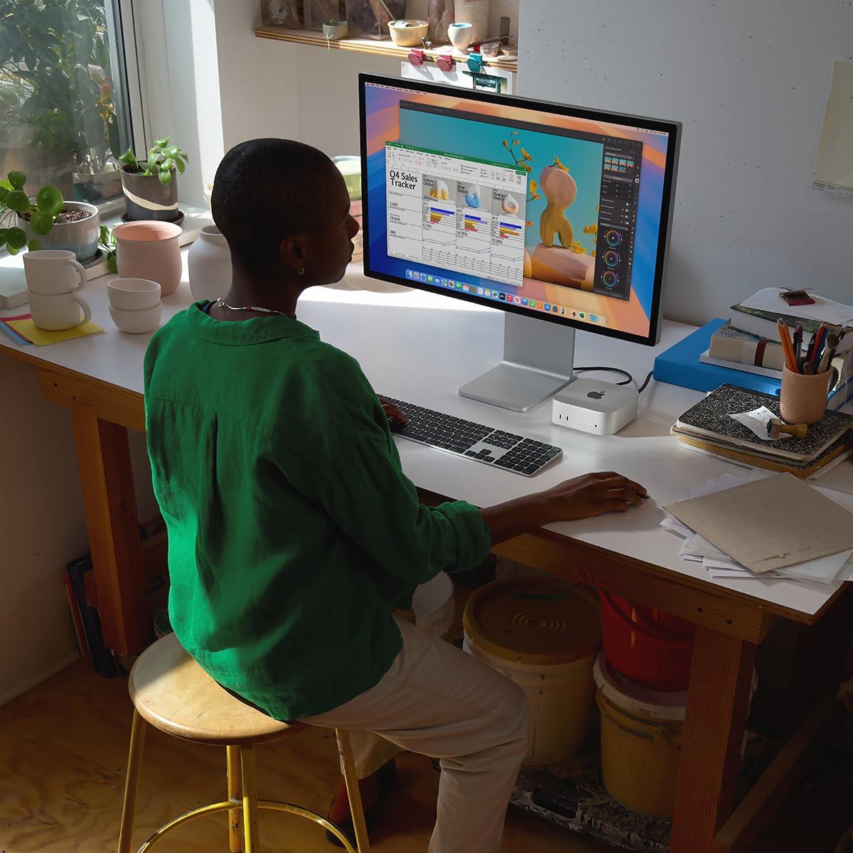 Apple 2024 Mac mini Desktop Computer with M4 chip with 10‑core CPU and 10‑core GPU: Built for Apple Intelligence, 16GB Unified Memory, 256GB SSD Storage, Gigabit Ethernet. Works with iPhone/iPad - Image 2