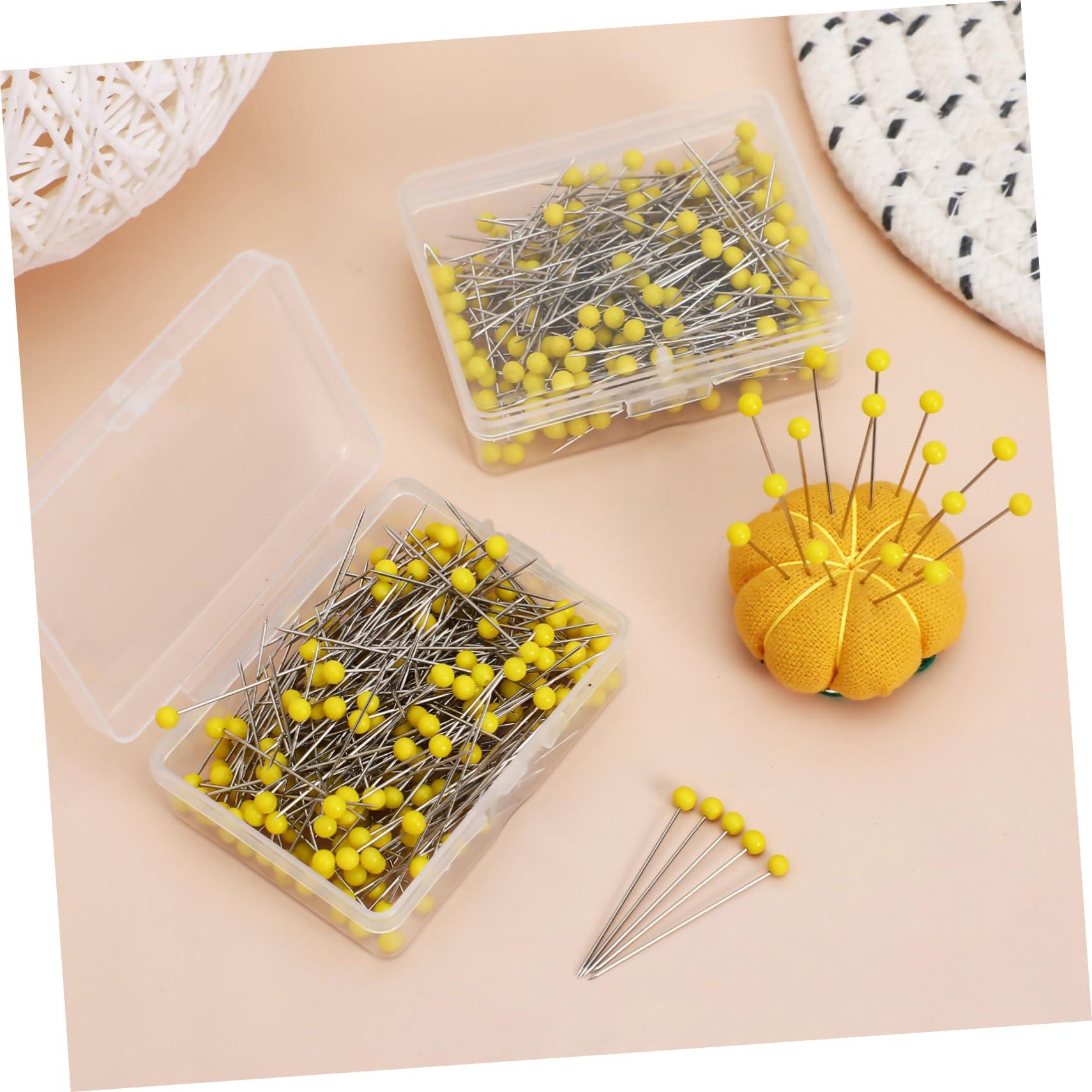 KALLORY Versatile Glass Head Pins 500 Straight Pins for Jewelry Making Dressmaking Crafts - Image 2