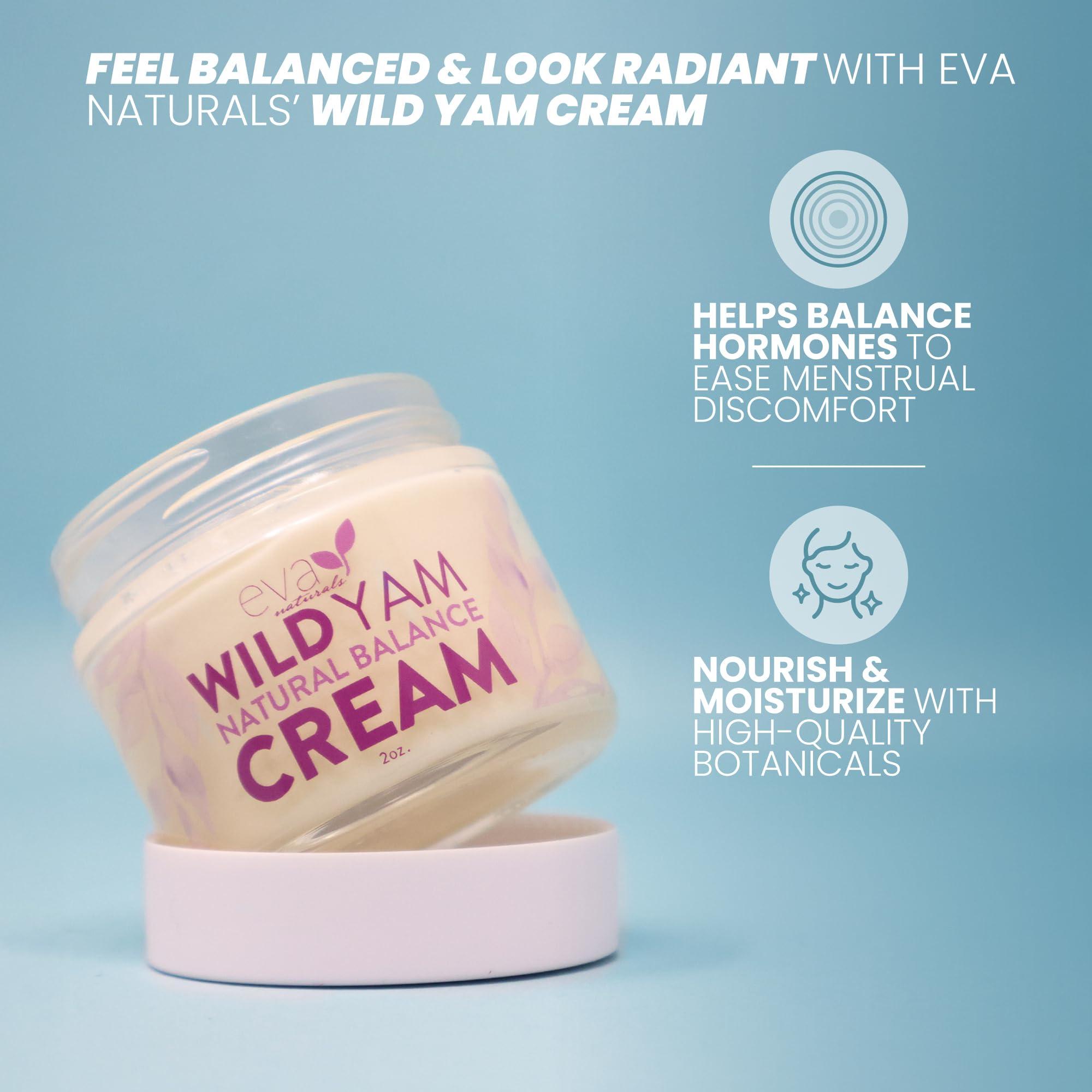 Wild Yam Cream For Hormone Balance - Wild Yam Root Moisturizer With Chaste Tree Berries & Red Clover - Shea Butter Moisturizer For Hormonal Balancing - Enriched Wild Yam Root Cream For Women (2 oz) - Image 2