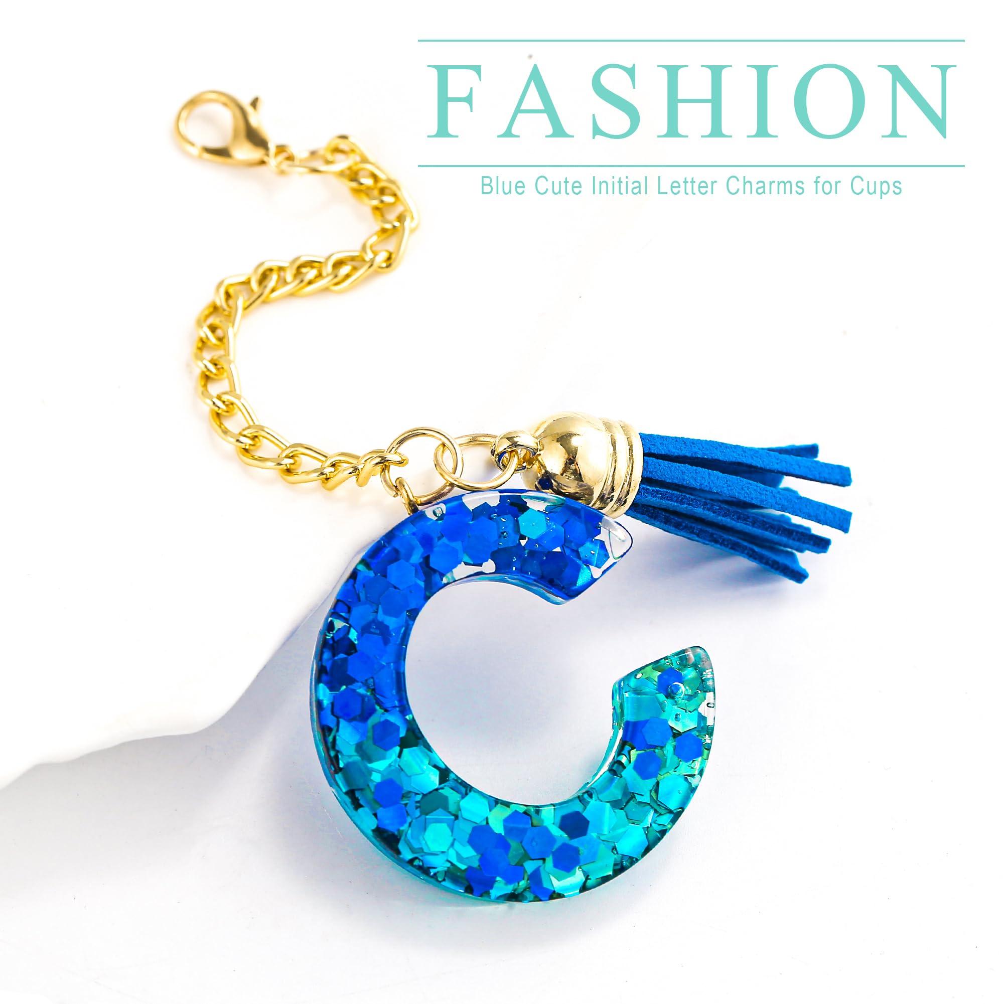 Letter Charm Accessories for Stanley Cup 1 PCS Cute Initial Keychain Handle Charm for Stanley Tumbler for Women - Image 3