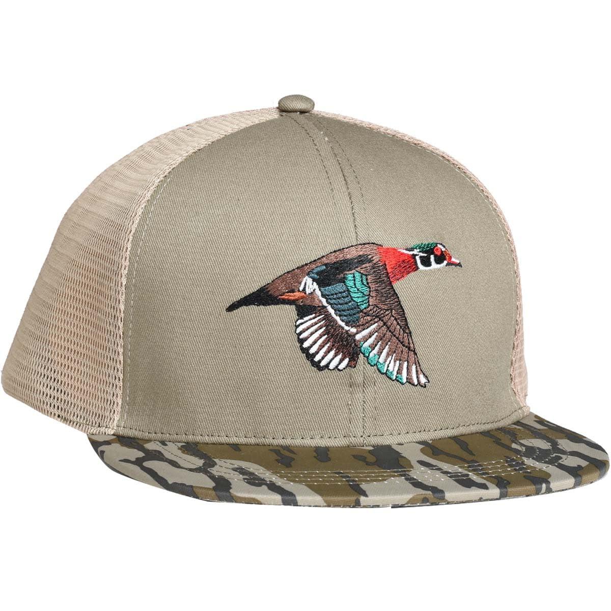 EDTREK Outdoorsman Pro Trucker Breathable Mesh Performance Cap - Flat Brim Snapback Hat - Image 3