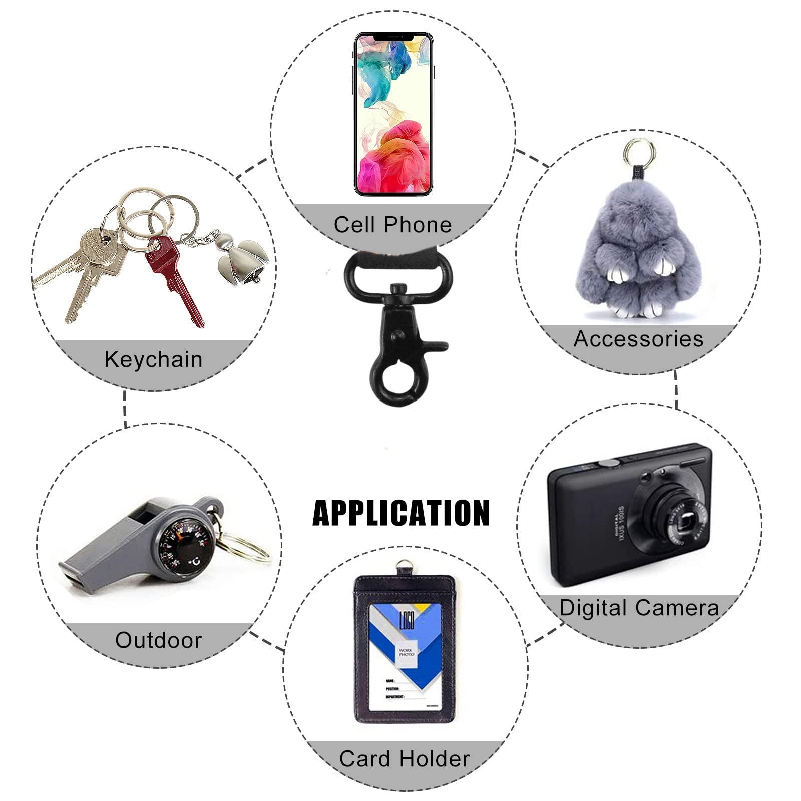 Yiflin Cute Wrist Lanyard for Keys, Keychain, Wallet, Id Holder, Cell Phone, Wristlet Lanyard Key Chain Holder（Black Leopard） - Image 6