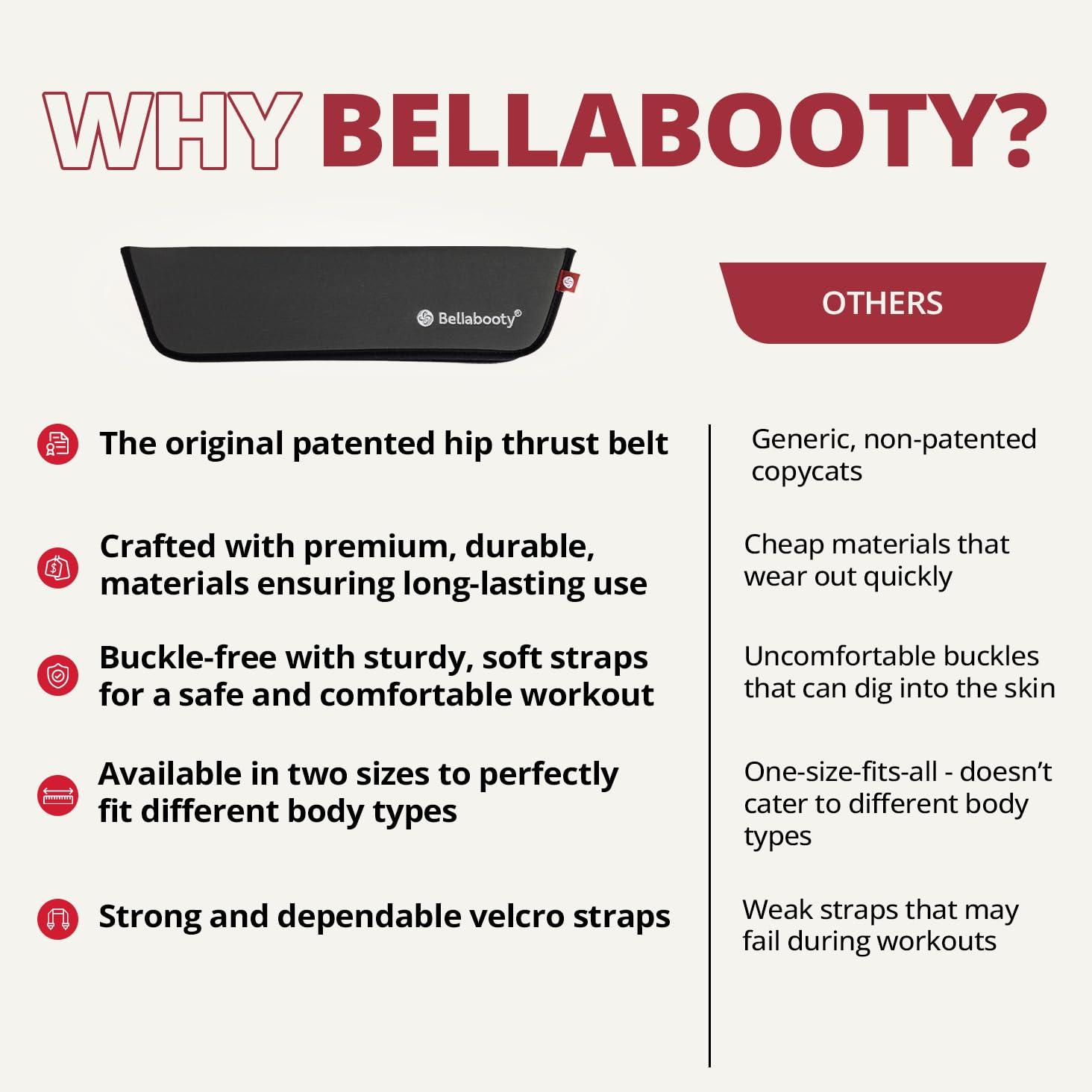 Bellabooty OG Belt - Bellabooty Exercise Hip Thrust Belt – For Dumbbells, Kettlebells, and Plates – Slip-Resistant Padding for Hip Protection – Perfect for Gym, Home, and On-the-Go Workouts - Image 4