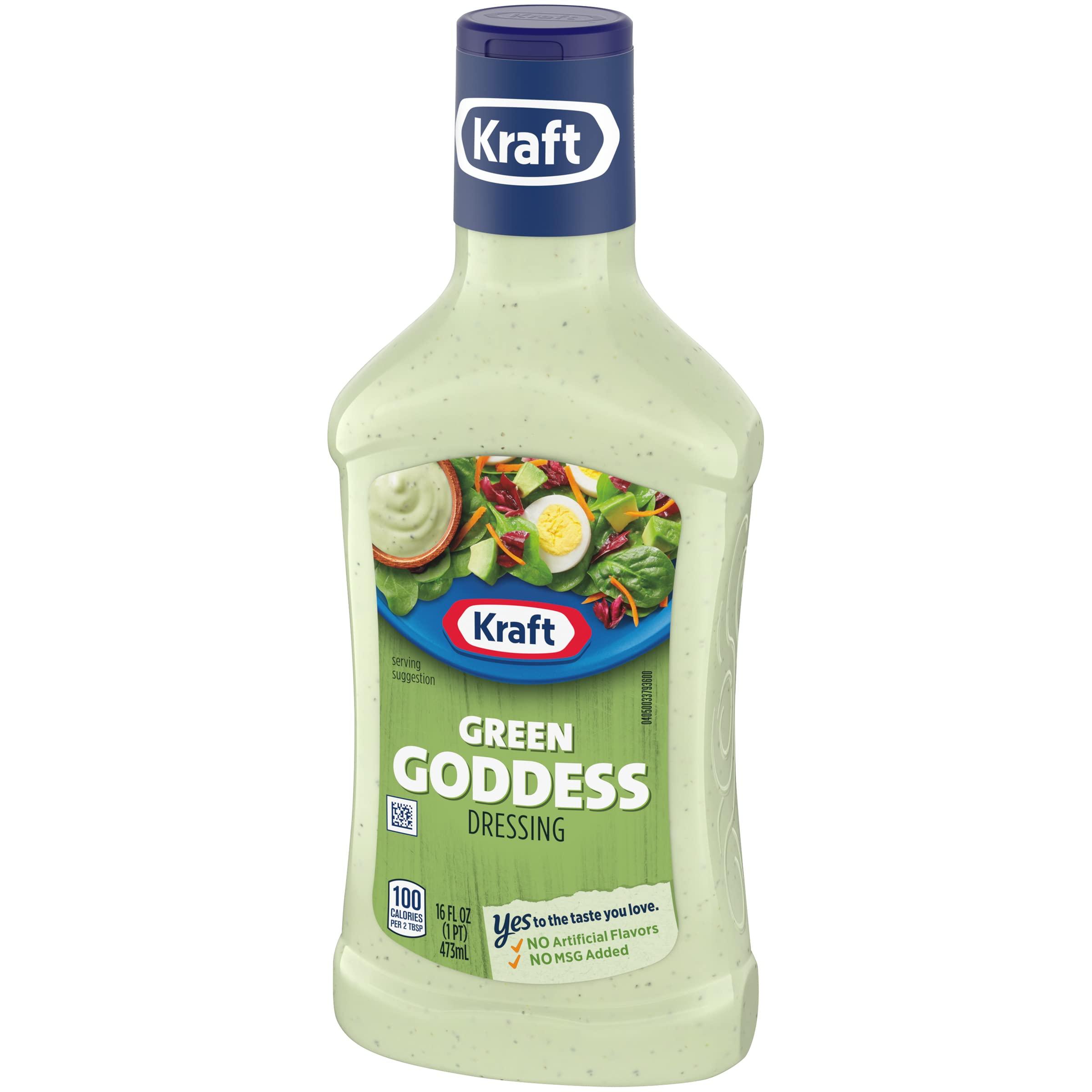 Kraft Green Goddess Salad Dressing (6 ct Pack, 16 fl oz Bottles) - Image 7