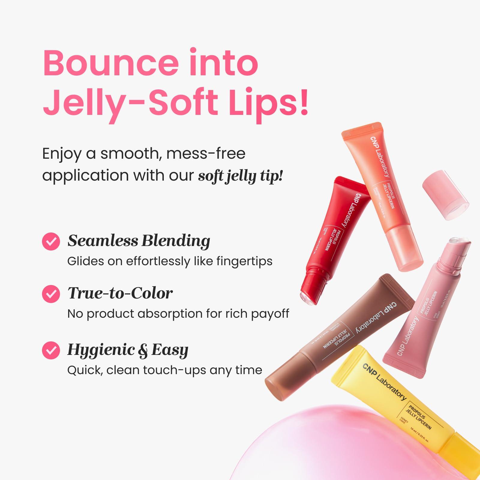 CNP Propolis Jelly Tinted Lipcerin™ - 02 Pink Donut, Hydrating Lip Balm & Gloss with Manuka Honey + Hyaluronic Acid, Korean Skincare, 0.3 fl.oz. - Image 5