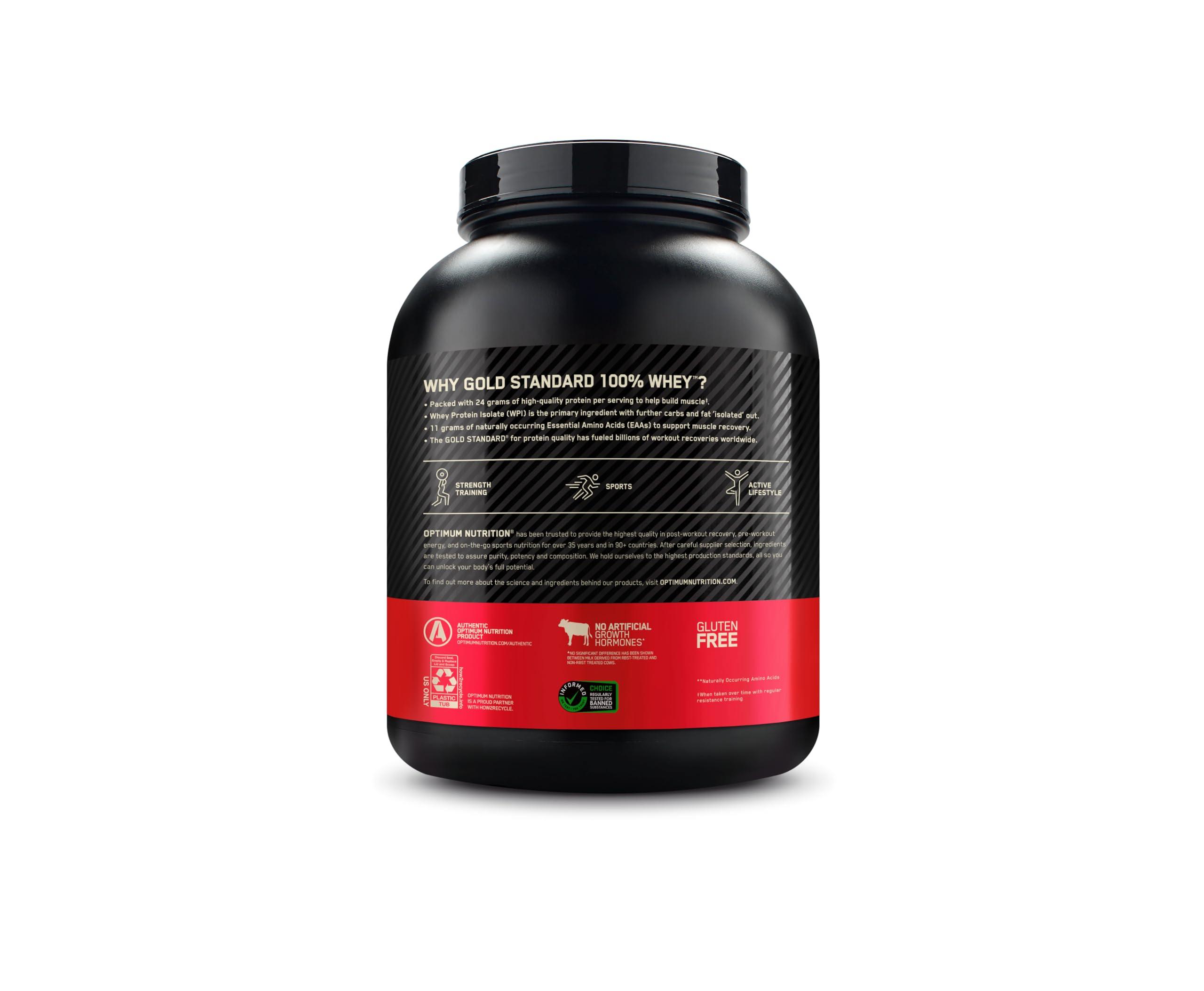 Optimum Nutrition Gold Standard 100% Whey Protein Powder, Banana Cream, 5 Pound (Packaging May Vary) - Image 8