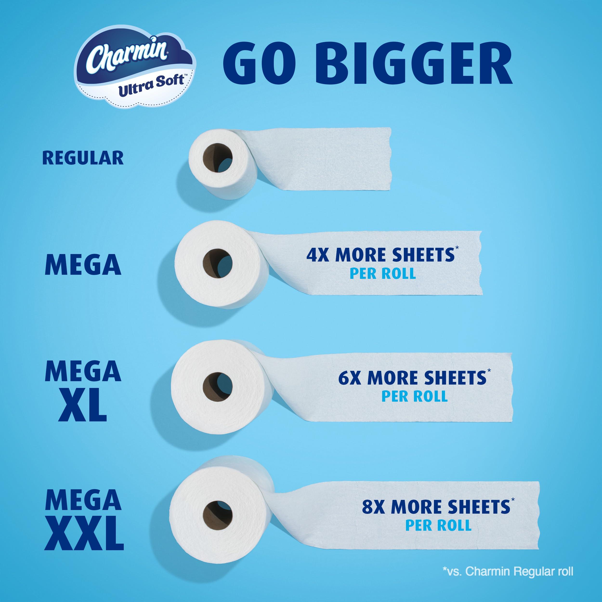 Charmin Ultra Soft Toilet Paper, 18 Mega XL Rolls = 108 Regular Rolls - Image 11
