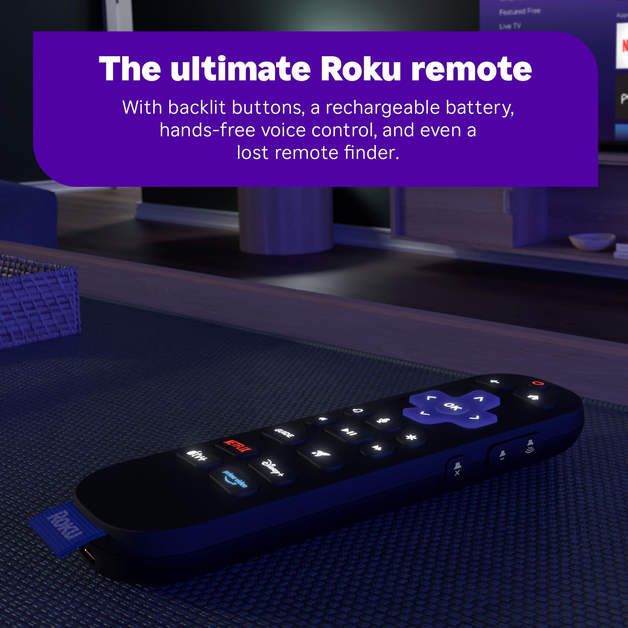 Roku Ultra 2024 - Ultimate Streaming Player - 4K Streaming Device for TV with HDR10+, Dolby Vision & Atmos - Bluetooth & Wi-Fi 6- Rechargeable Voice Remote Pro with Backlit Buttons - Free & Live TV - Image 4