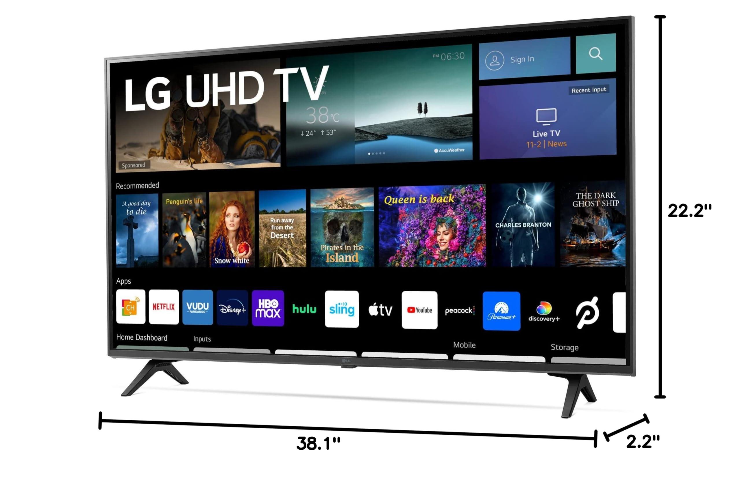 LG 43-Inch Class 4K 2160p LED WebOS Smart TV HDR10 Game Optimizer Compatible with Alexa & Google Assistant 43UQ7070Z (Renewed) - Image 12