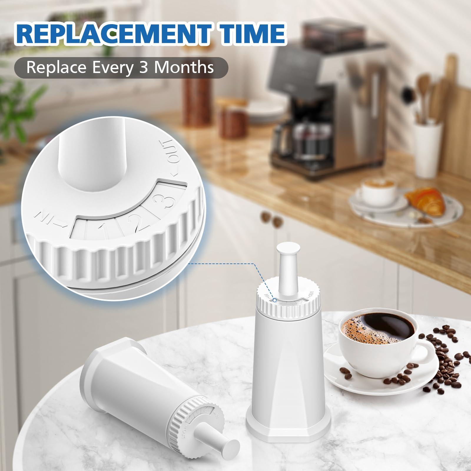 Replacement Water Filter for Breville Barista Touch Espresso Machine BES880, Barista Pro BES878, Oracle Touch BES990, Oracle BES980 & Dual Boiler BES920 Bambino ClaroSwiss Sage, BES008WHT0NUC1 - Image 6