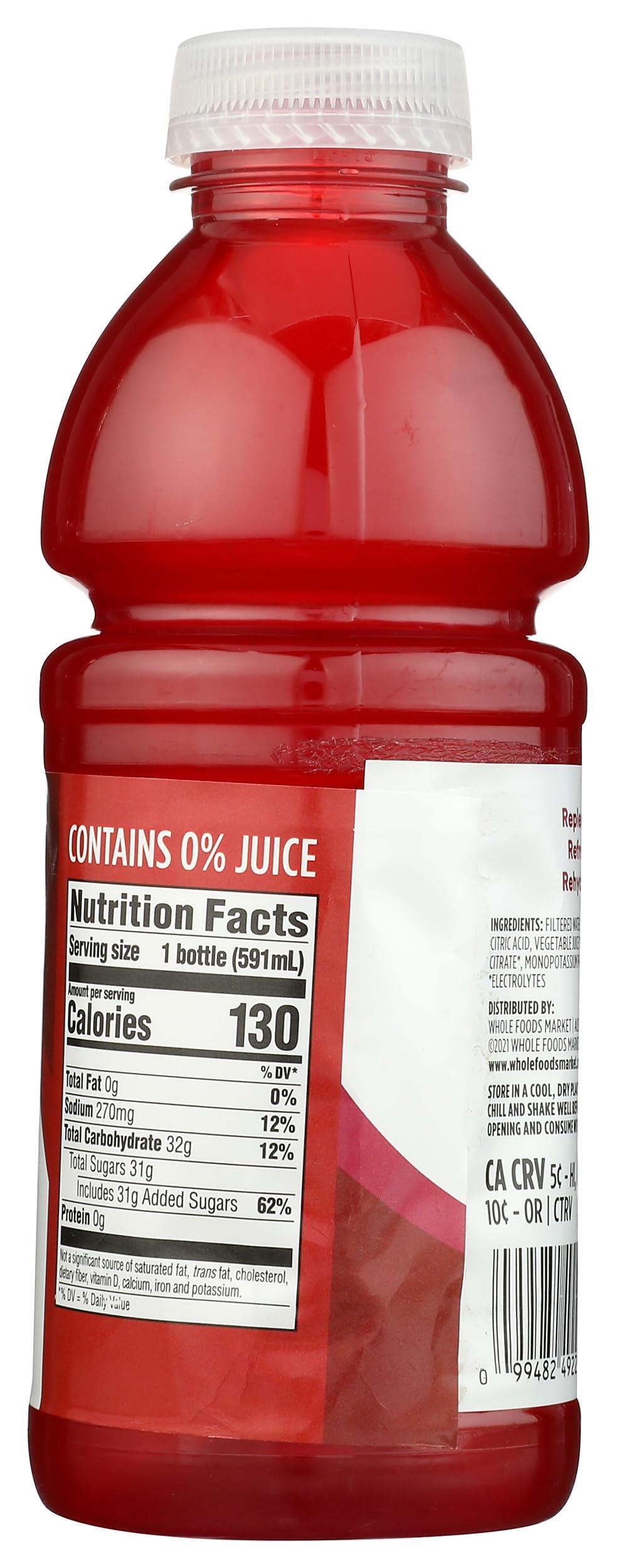 365 by Whole Foods Market, Fruit Punch Sports Drink, 20 Fl Oz - Image 3