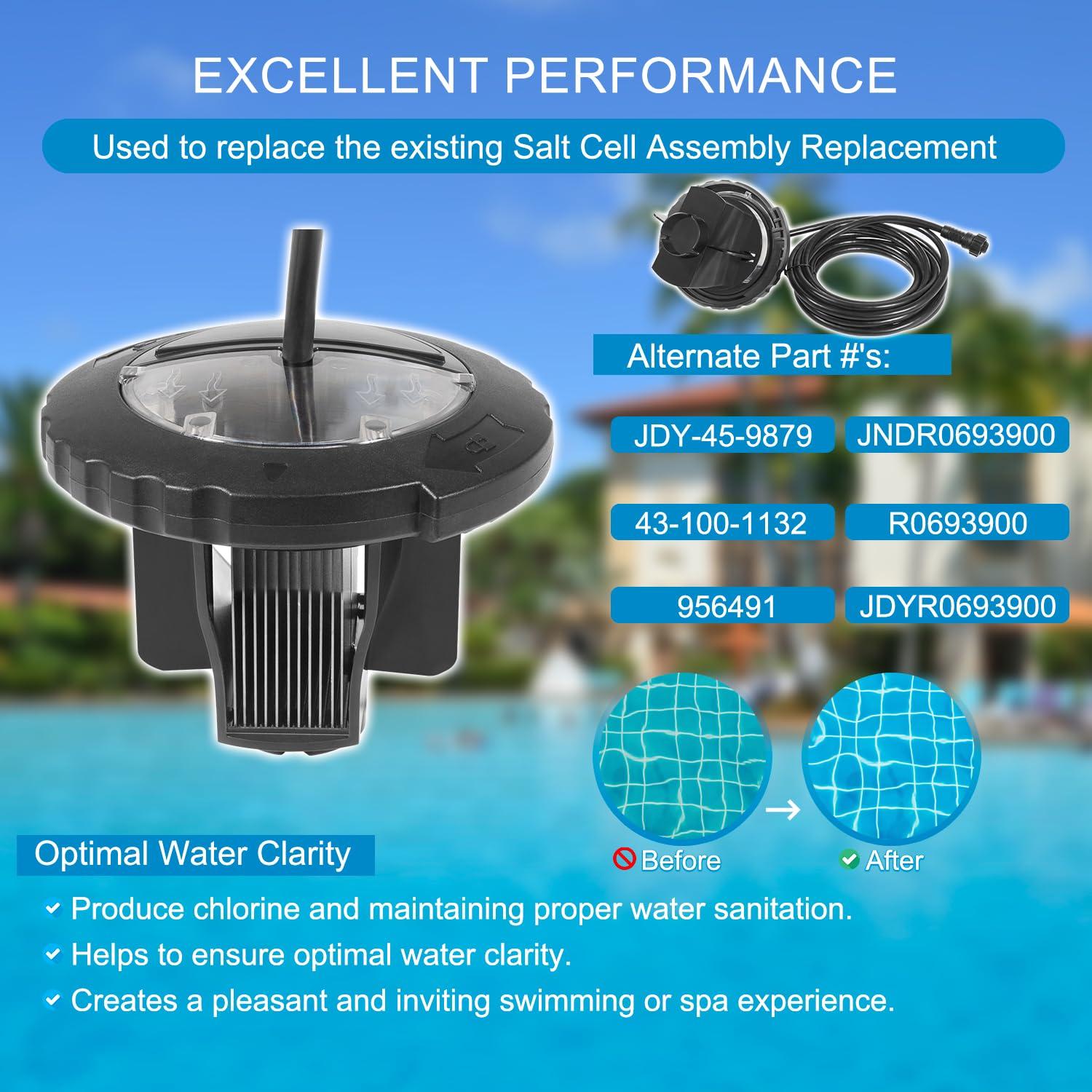 R0693900 Salt Cell Assembly Replacement for Jandy Pro Series TruClear TRUCLEAR11K and TRUCLEAR11KU Swimming Pool and Spa Salt Water Chlorine Generator System - Image 4