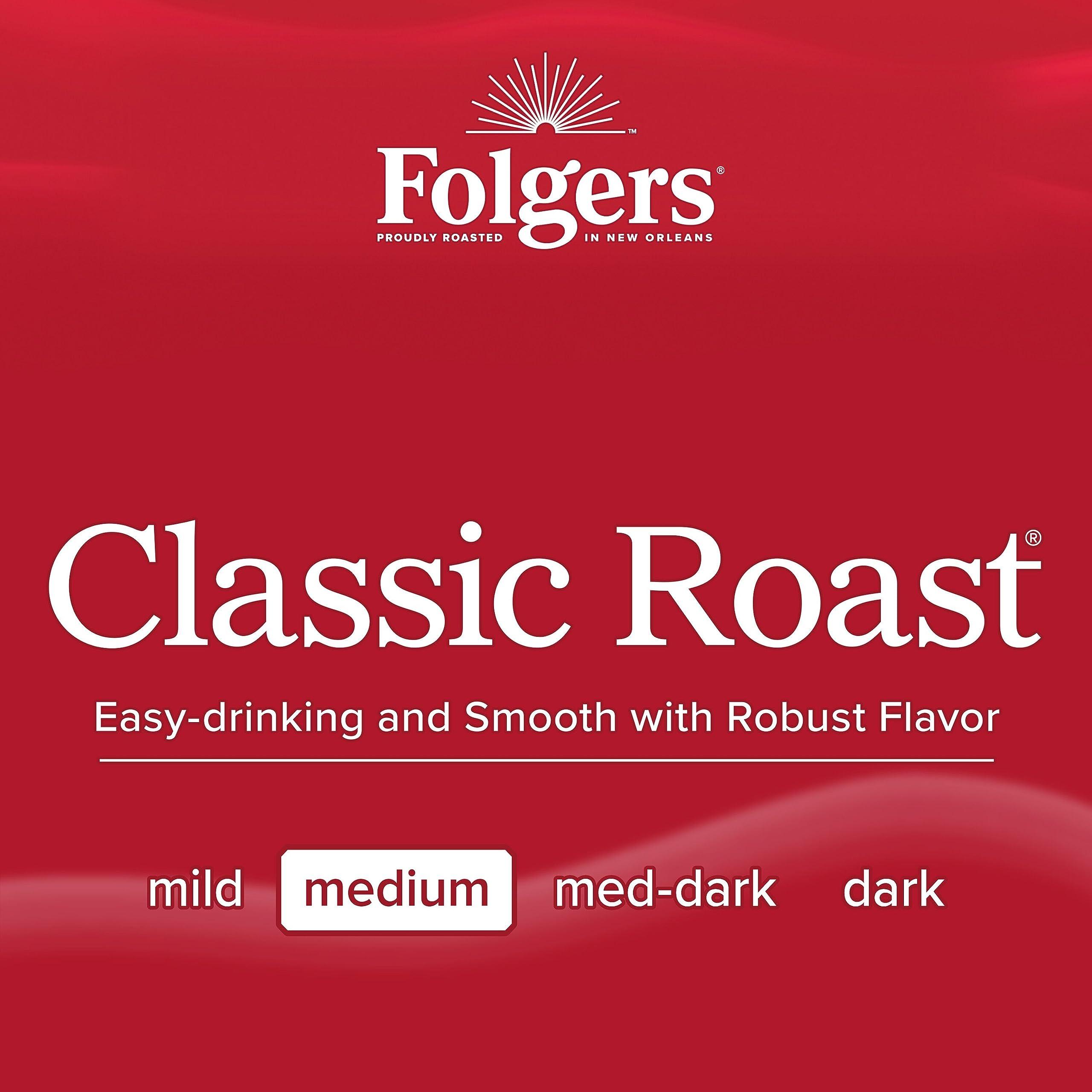Folgers Classic Roast Medium Roast Coffee, 72 Keurig K-Cup Pods - Image 9