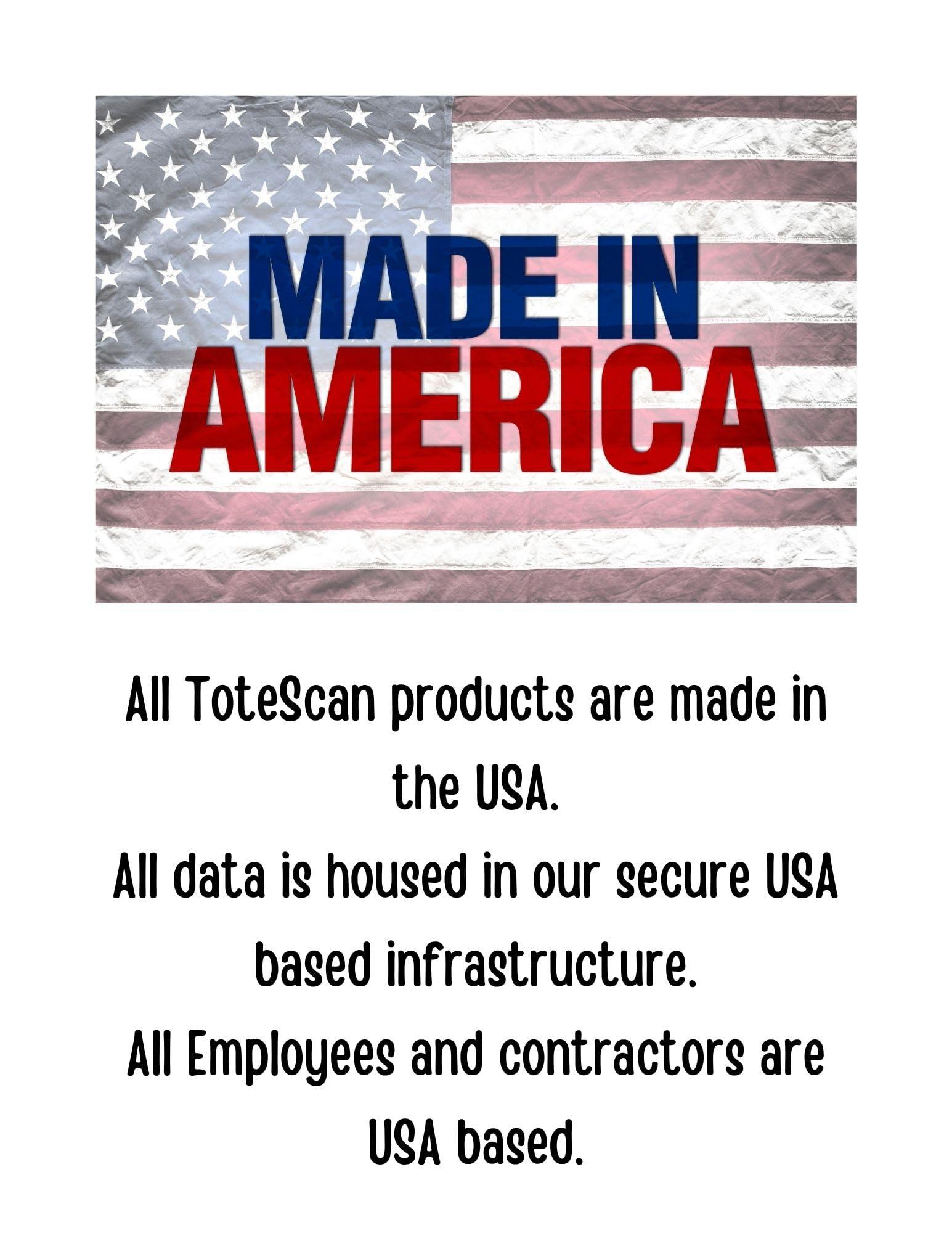 ToteScan Intelligent QR Labels for Organization/Moving/Storage (45 Unique Labels, 2.5"x3") Multi-Color (red/Green/Blue/Yellow/Purple) (Multi-Color) - Image 8