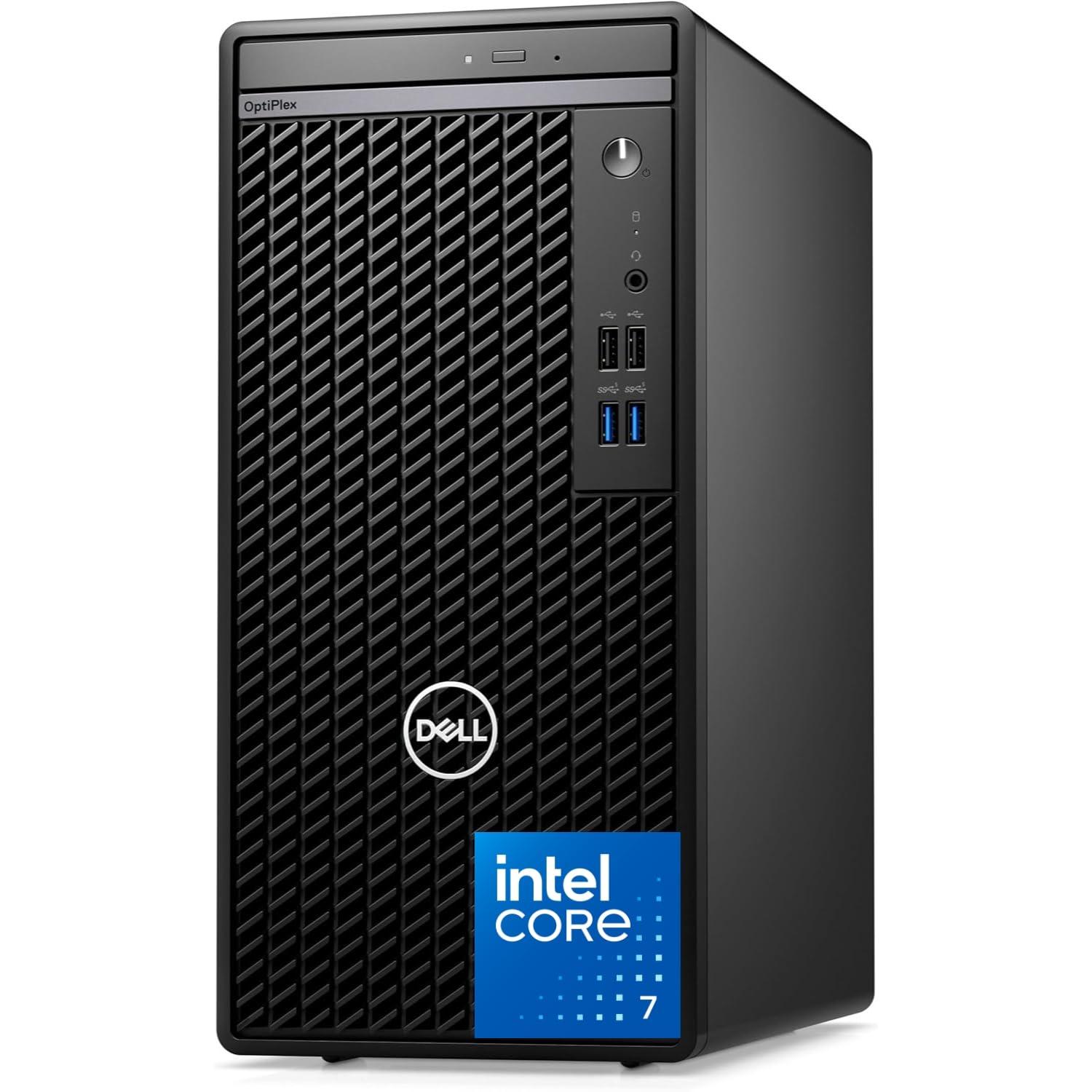 Dell Optiplex 7010 Tower Business Desktop, Intel i7-12700K Processor (up to 5.0 GHz), Intel UHD 770 Graphics, 32GB RAM, 1TB PCIe SSD, DVD-RW, DP Port, HDMI, Wi-Fi + Bluetooth, Windows 11 Pro