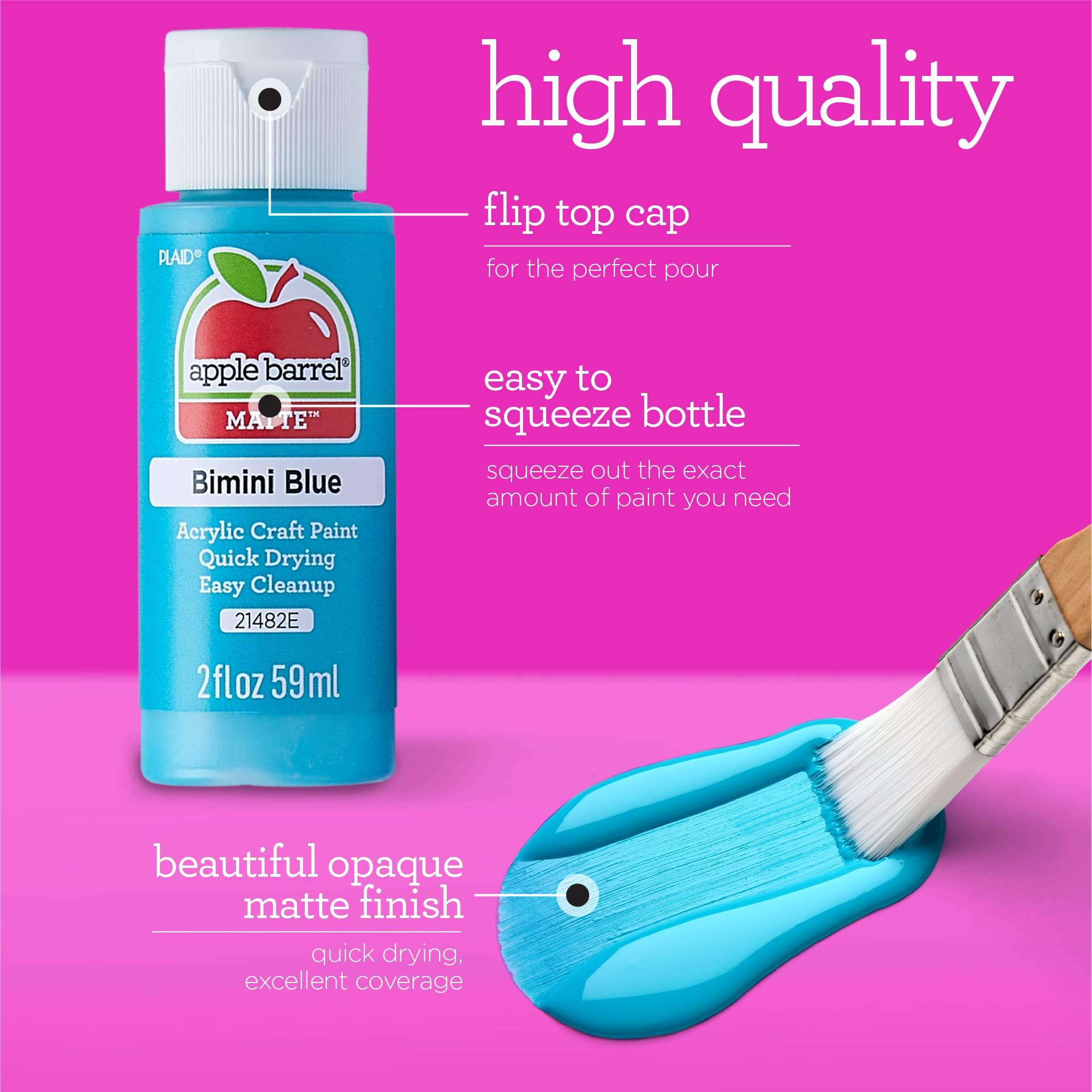 Apple Barrel Acrylic Paint, Light Lavender 2 fl oz Classic, Easy To Apply DIY Arts And Crafts, Art Supplies With A Matte Finish - Image 5