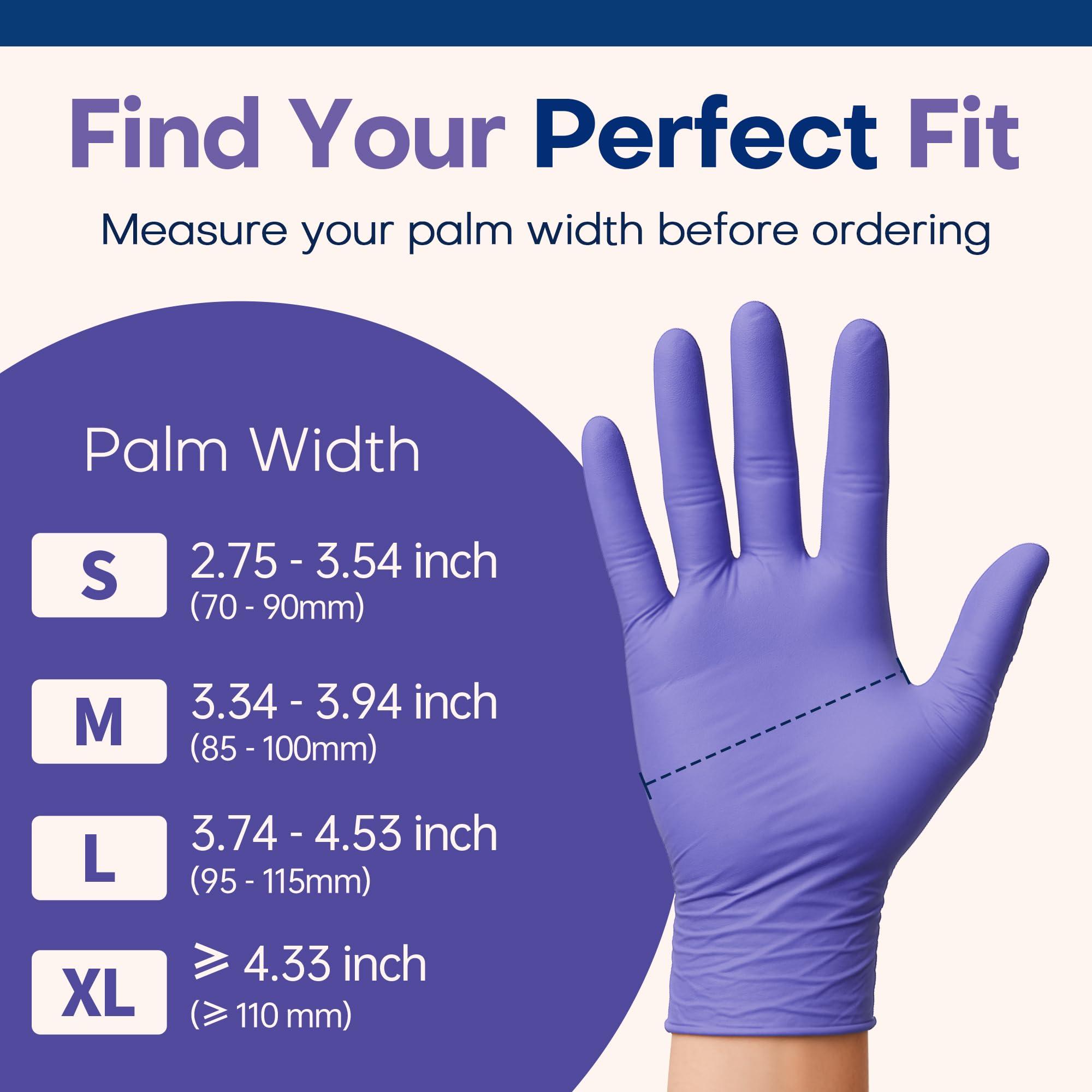 Supmedic Medical Soft Max™ Nitrile Exam Gloves, 100 ct Latex-Free Powder-Free Non-Sterile Food Safe Cleaning Disposable Glove - Image 6