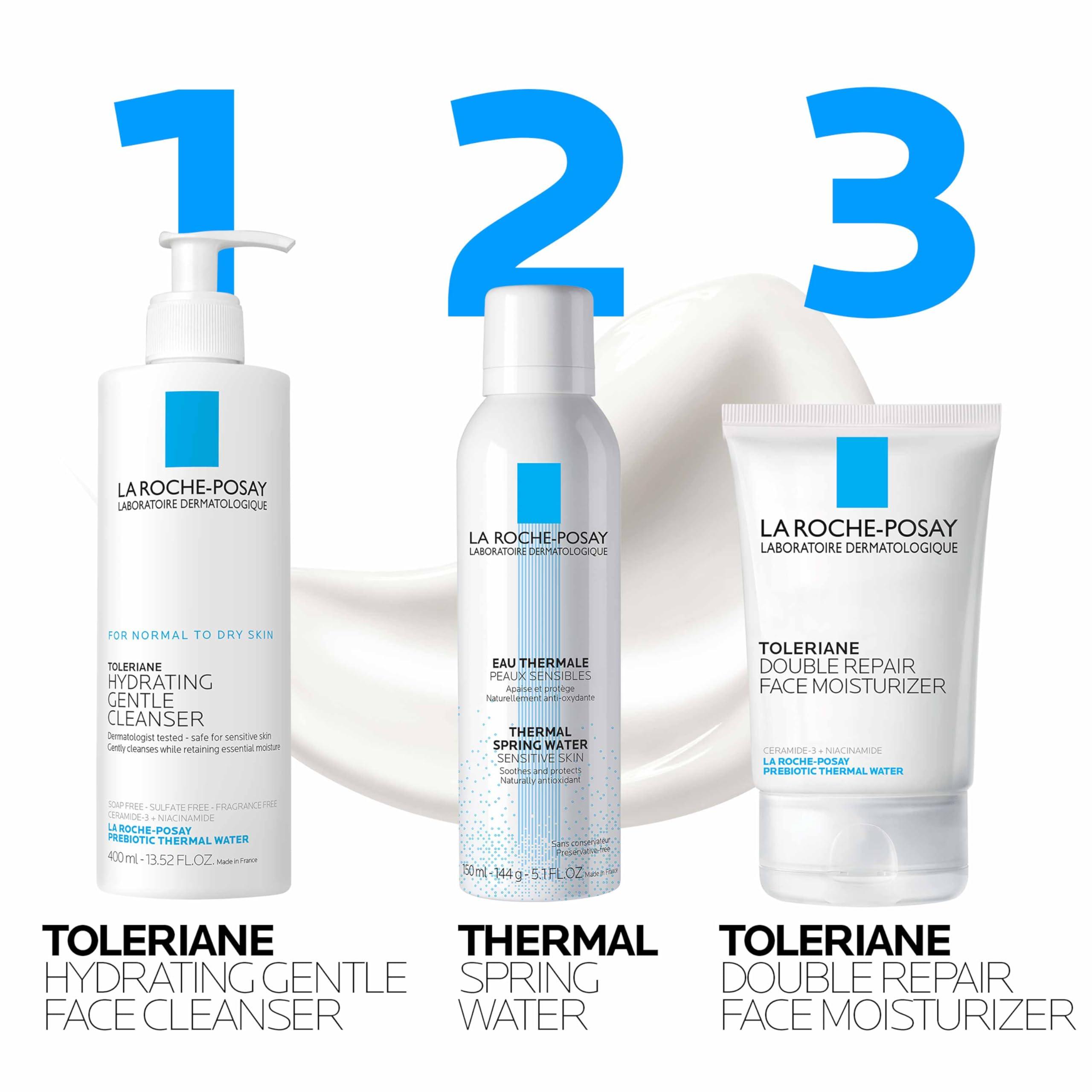 La Roche Posay Toleriane Double Repair Face Moisturizer, Daily Moisturizer Face Cream with Ceramide and Niacinamide for All Skin Types, Oil Free, Fragrance Free - Image 8