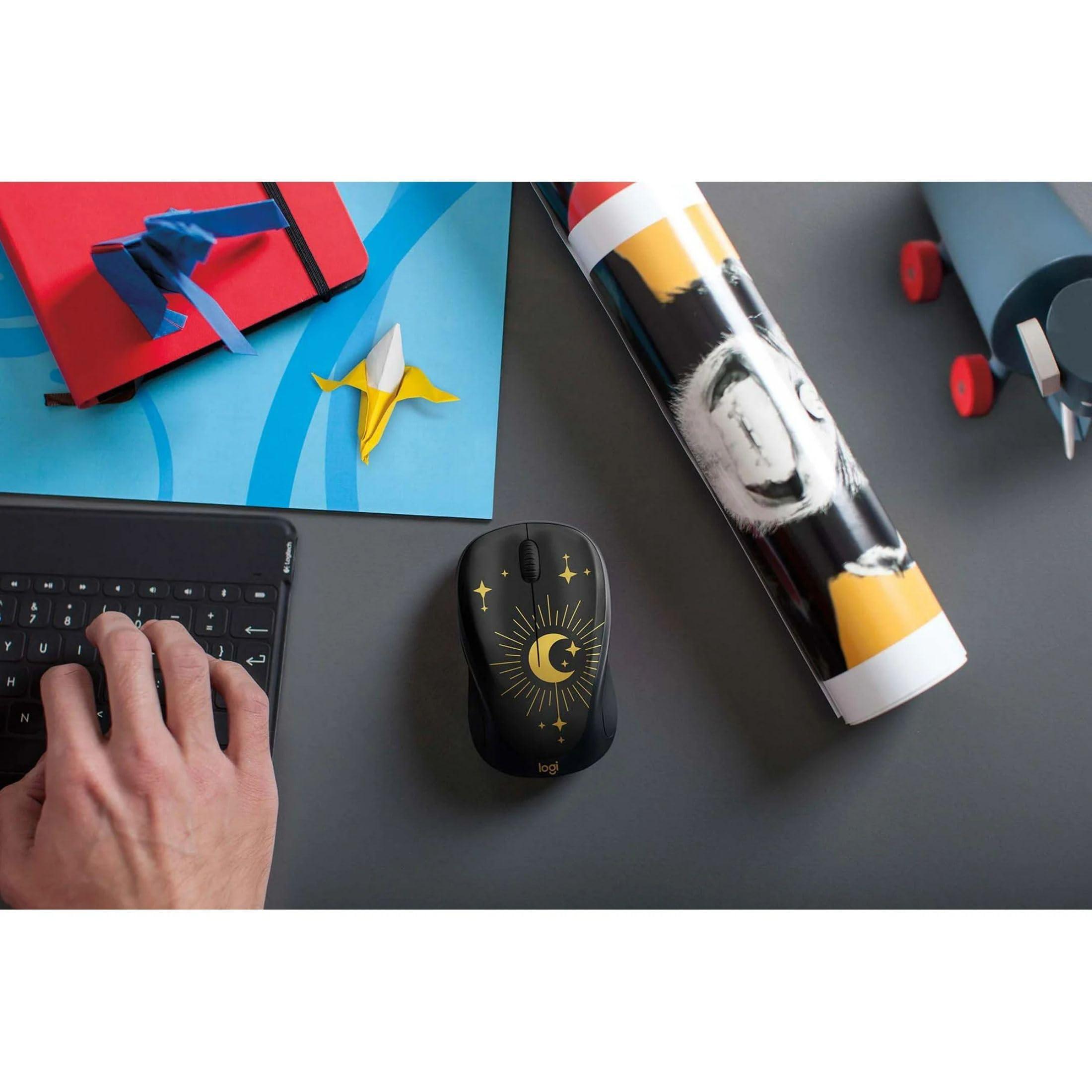 Logitech Magic Night Compact Wireless Mouse - 2.4 GHz with USB Unifying Receiver & Precision Optical Tracking - Image 5