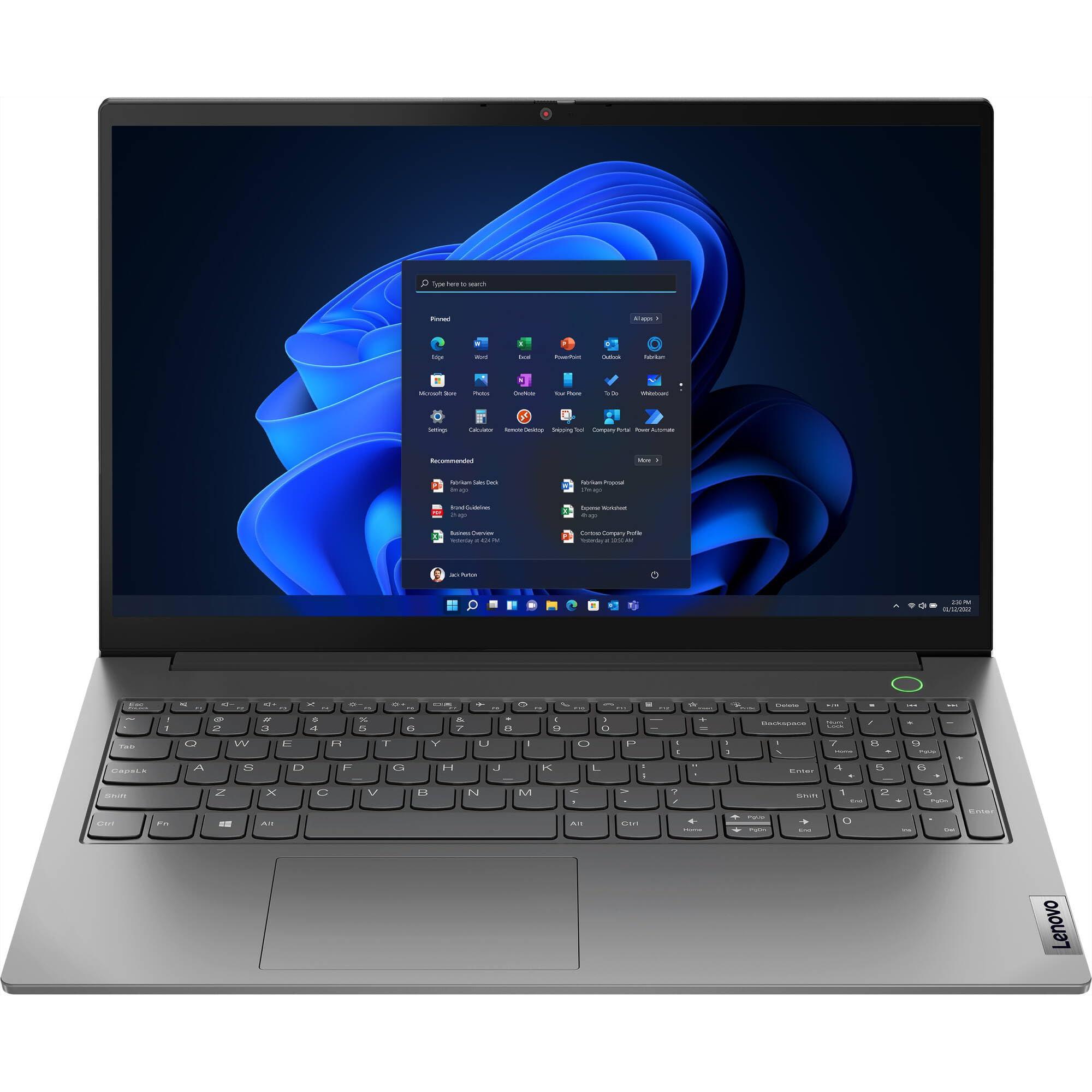 Lenovo ThinkBook 15 Business Laptop (15.6" FHD Anti-Glare, 16GB RAM, 512GB SSD, AMD Ryzen 7 5825U (> Intel i7-1165G7)), FHD Webcam w/ Shutter, Military Grade, Fingerprint, Ethernet, Win 11 Pro, Grey - Image 6