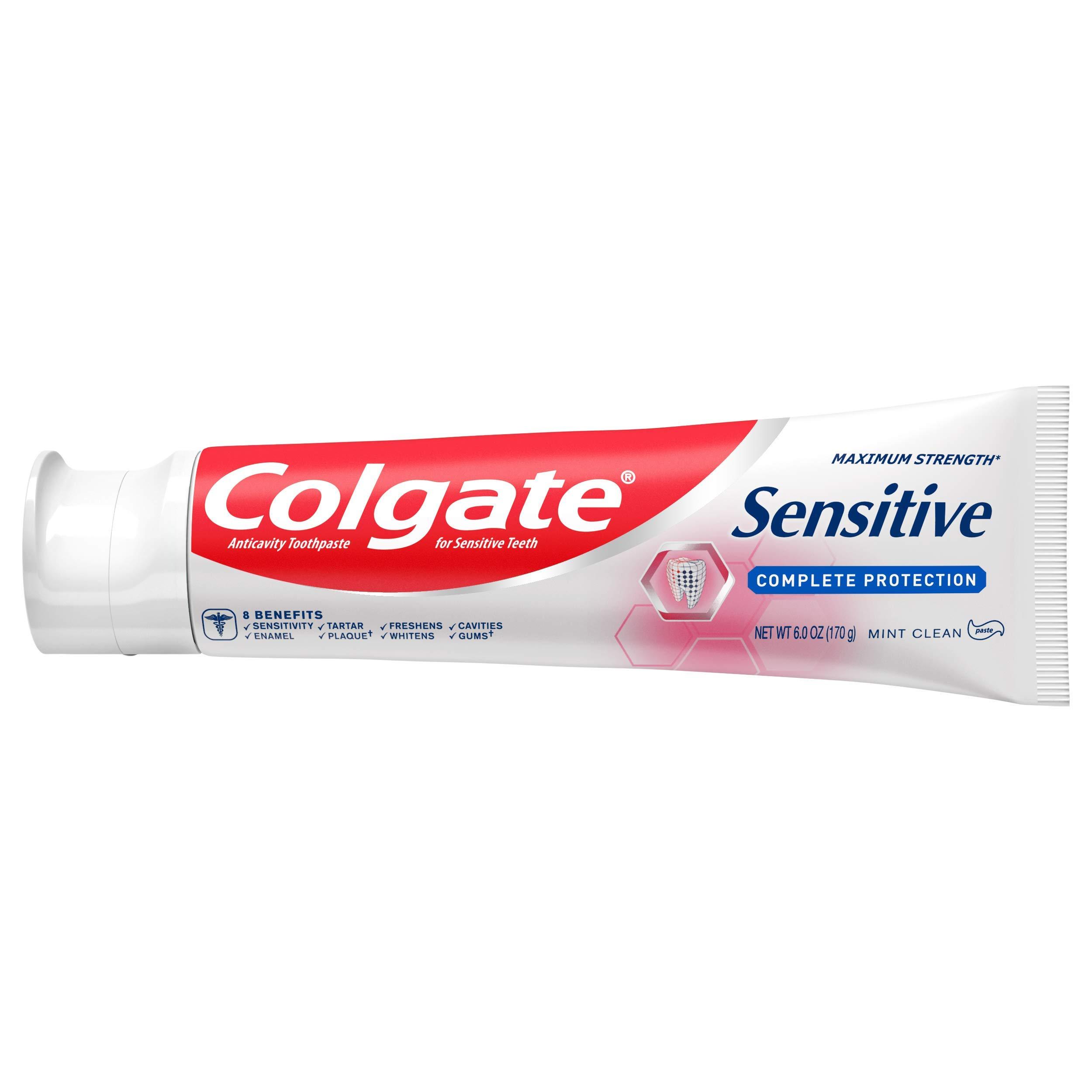 Colgate Sensitive Toothpaste, Complete Protection, Mint - 6 Ounce (Pack of 3) - Image 8