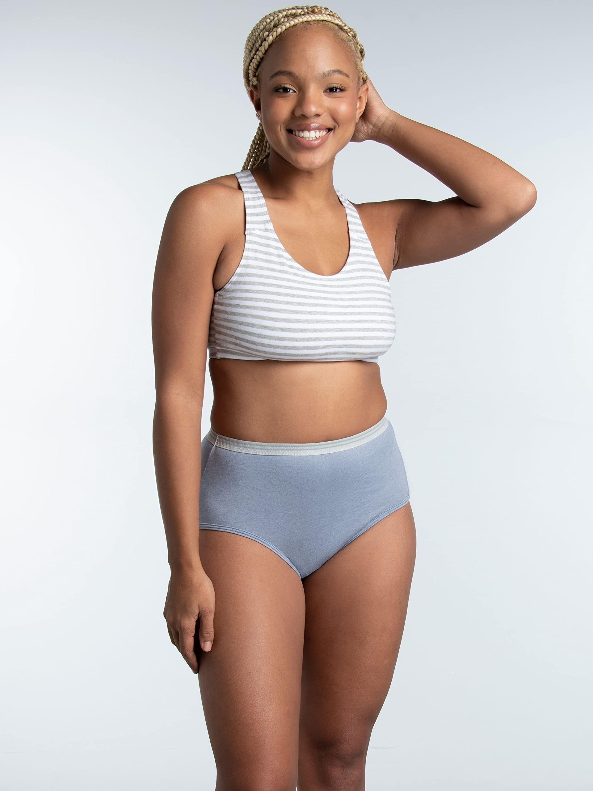 Fruit of the Loom Women's Eversoft Cotton Underwear Multipacks, Tag Free & Breathable, Available in Plus Size - Image 2