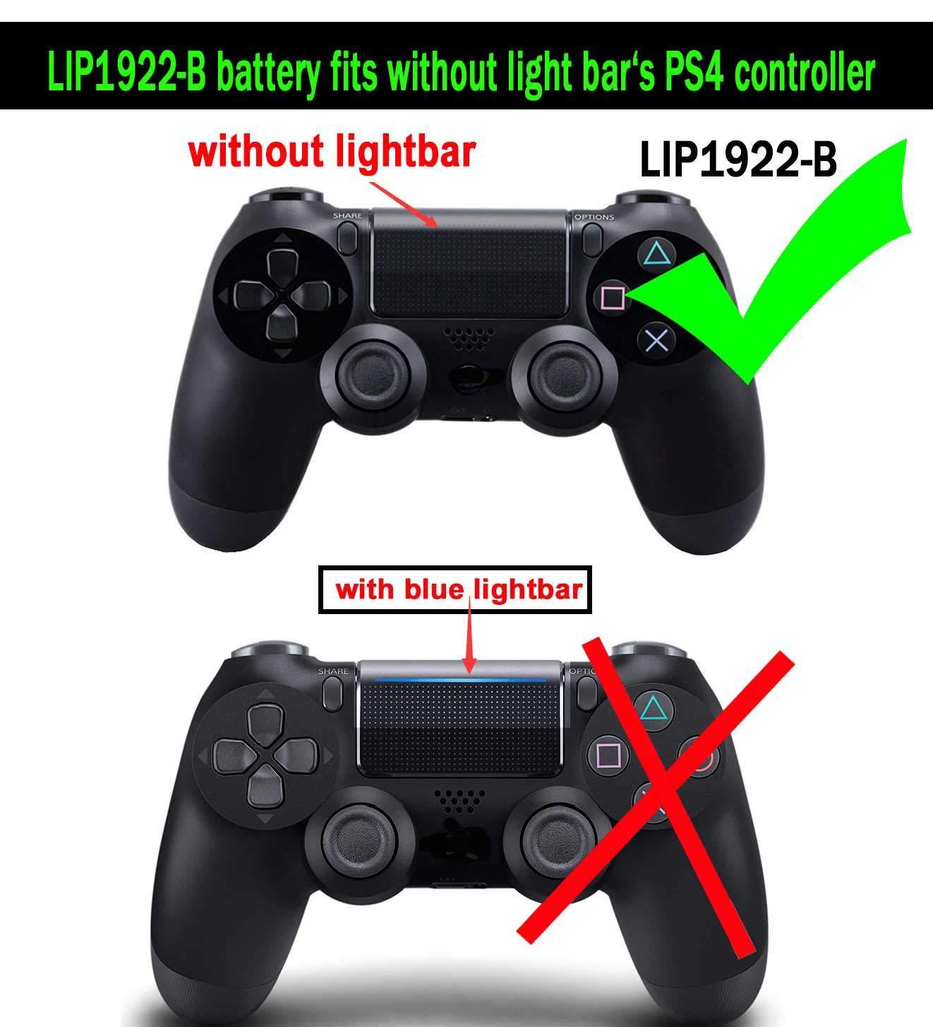 AOLIKES PS4 Controller Battery 3.7v 2200mAh Replacement for Sony PlayStation 4 DualShock 4 Wireless Controller CUH-ZCT1E CUH-ZCT2E CUH-ZCT1U CUH-ZCT2U Battery fits PS4 All Version Controller - Image 4