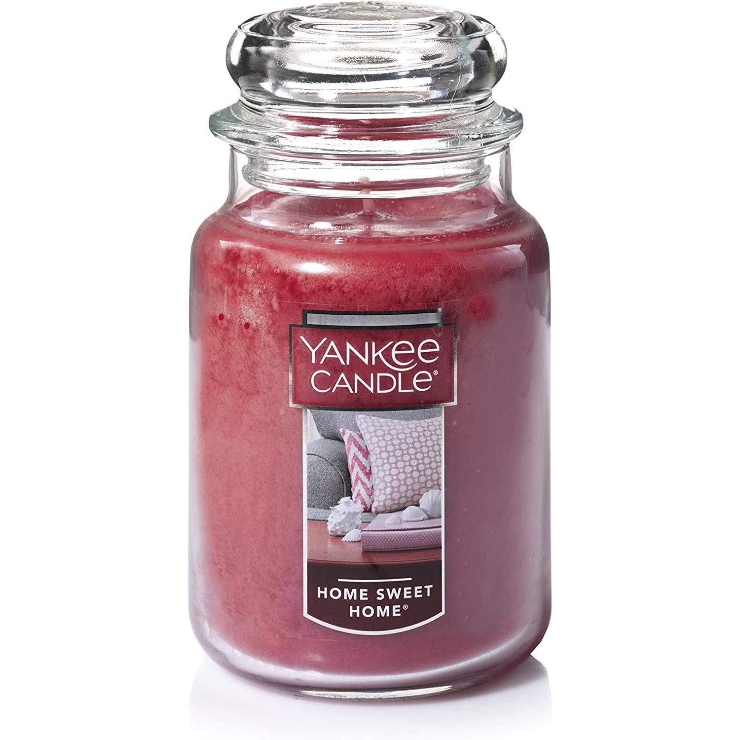 Yankee Candle Home Sweet Home Scented Classic 22oz Large Jar Single Wick Candle Over 110 Hours of Burn Time Ideal for Fall Outdoors and Christmas Decorations