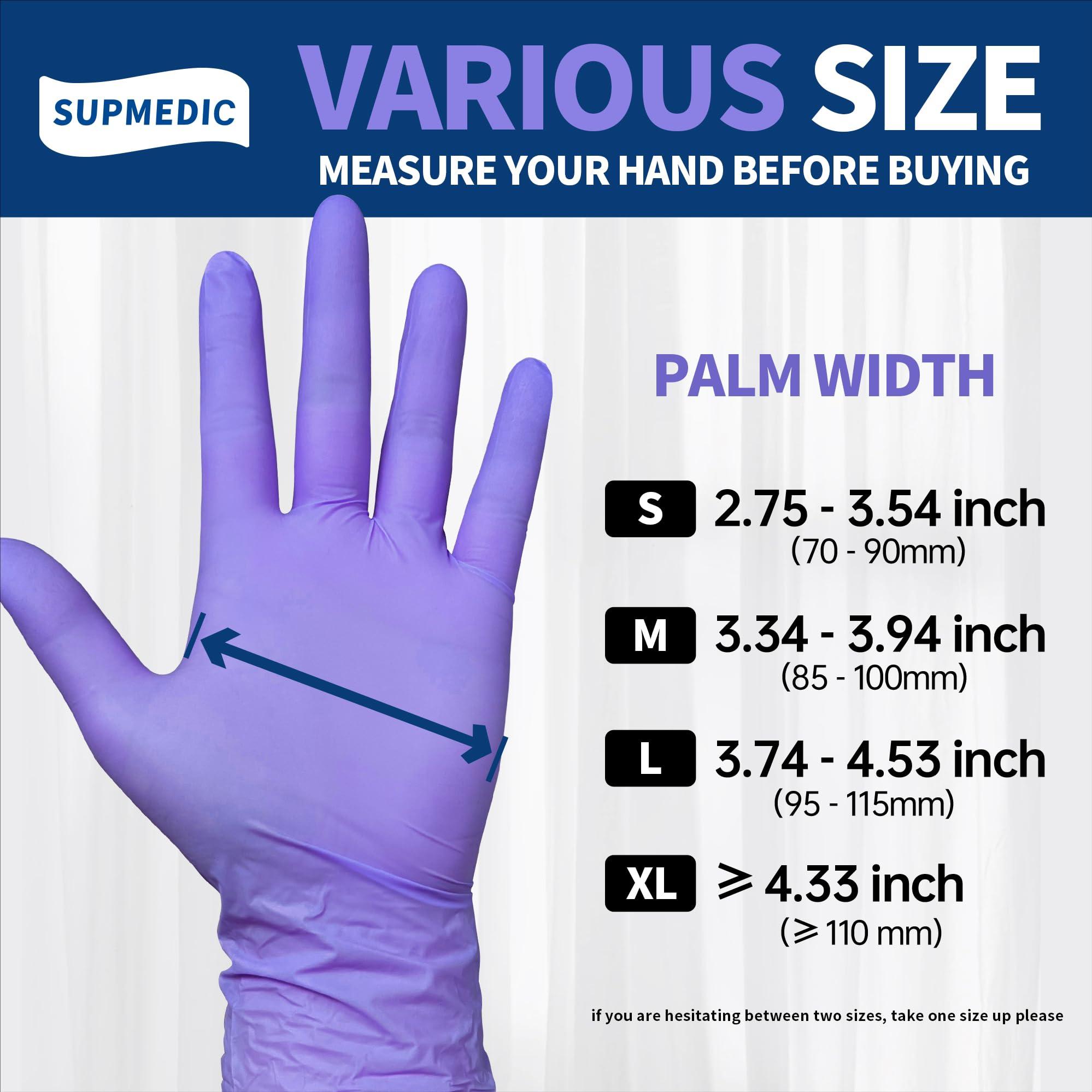 Supmedic Medical Soft Max™ Nitrile Exam Gloves, 100 ct Latex-Free Powder-Free Non-Sterile Food Safe Cleaning Disposable Glove - Image 7