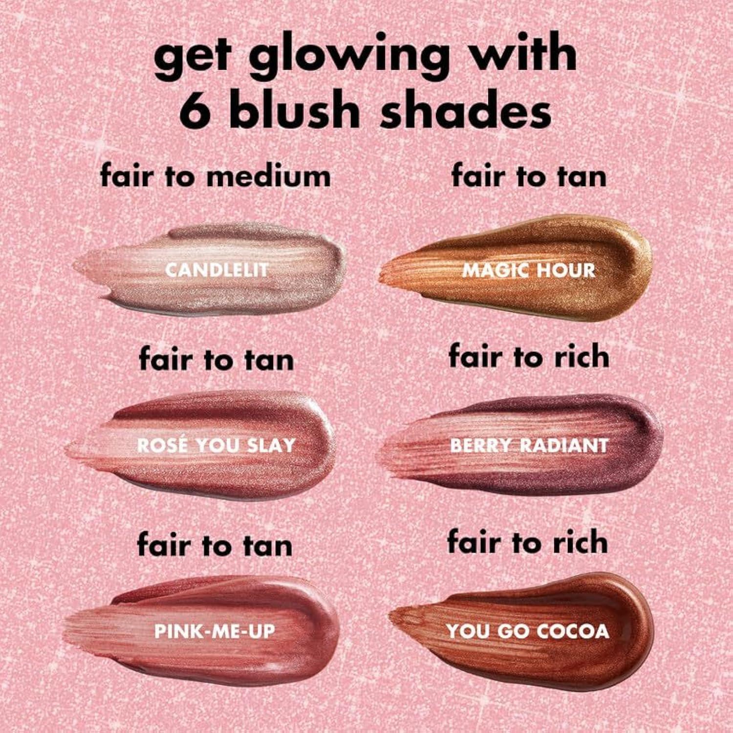 e.l.f. Halo Glow Blush Beauty Wand, Liquid Blush Wand For Radiant, Flushed Cheeks, Infused With Squalane, Vegan & Cruelty-free, Rosé You Slay - Image 6