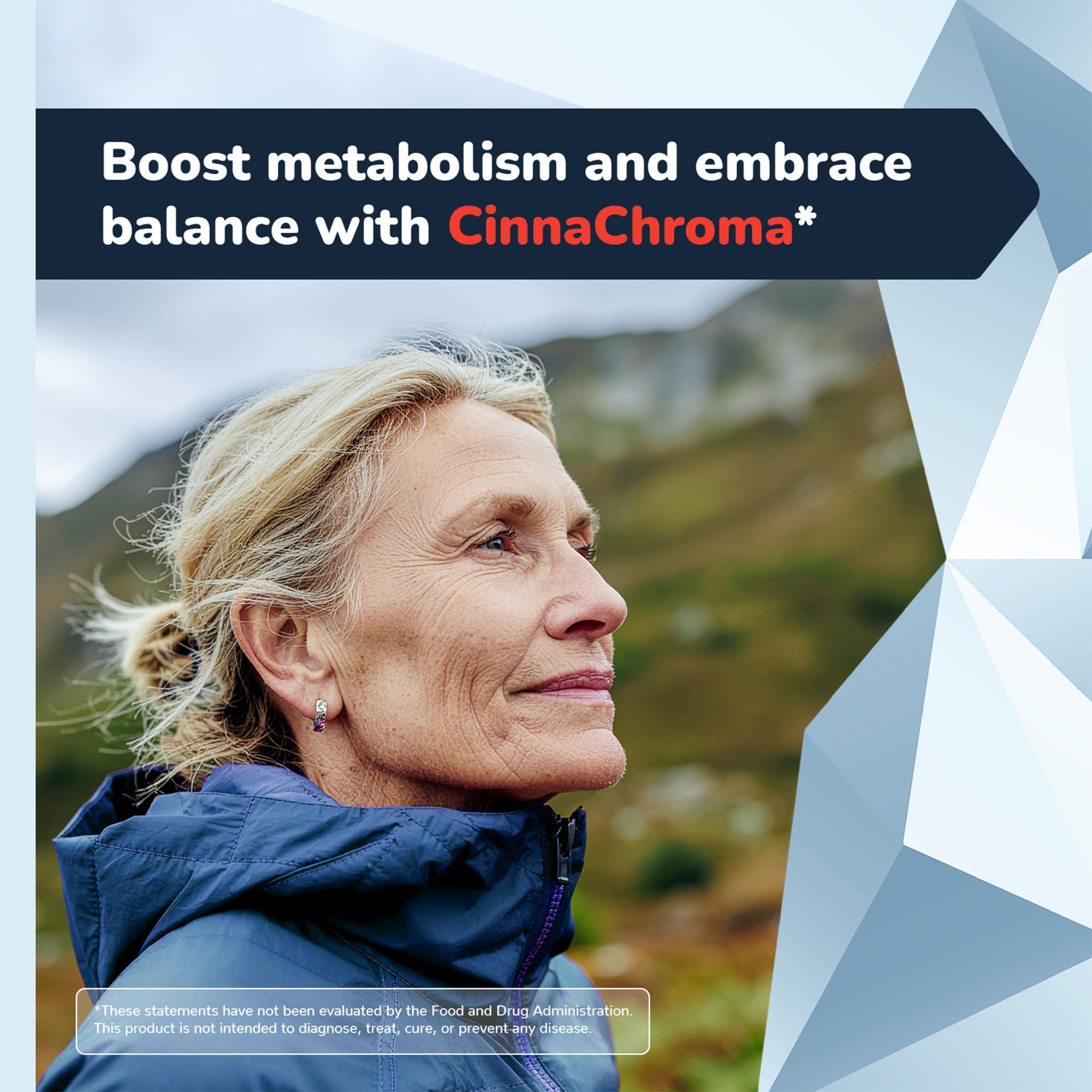 CinnaChroma Capsules - Cinnamon Supplements with 10:1 Extract, Chromium, Vanadium, Selenium, Vitamin D3 & K2 - Natural Sugar Blocker - 30 Capsules, 1 Month Supply - Image 7
