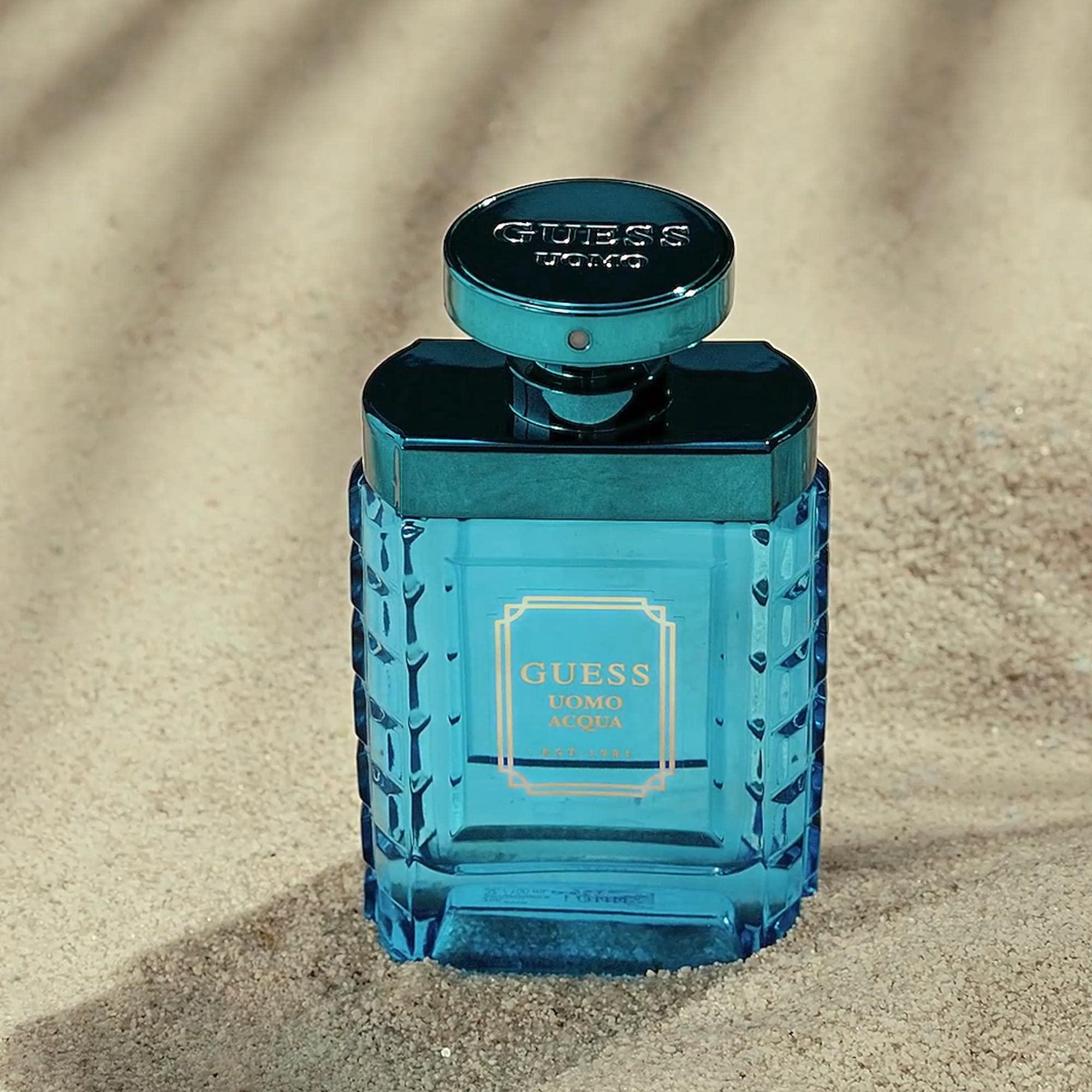 GUESS Uomo Acqua Eau de Toilette Cologne Spray For Men, 1.7 Fl. Oz. - Image 8