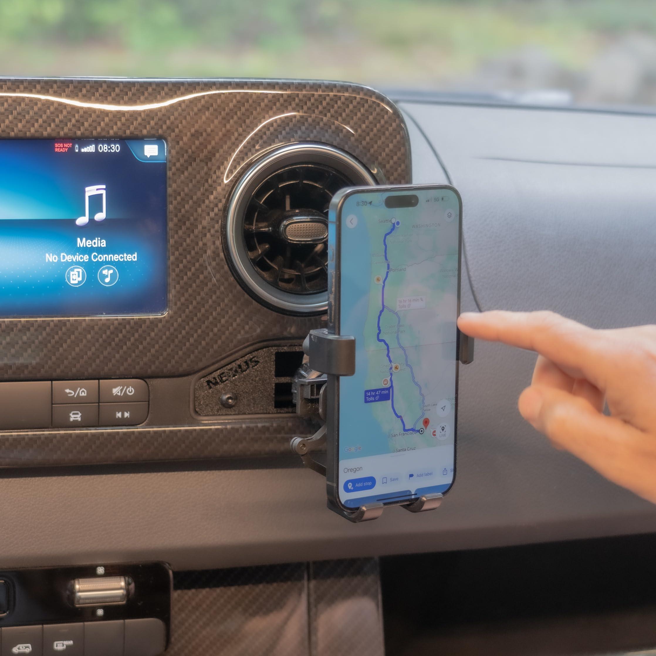 NEXUS Smartphone Cubby Adapter for VS30 Mercedes-Benz Sprinter Van or conversions - Winnebago Revel, Storyteller Overland or Jayco Terrain - Image 5