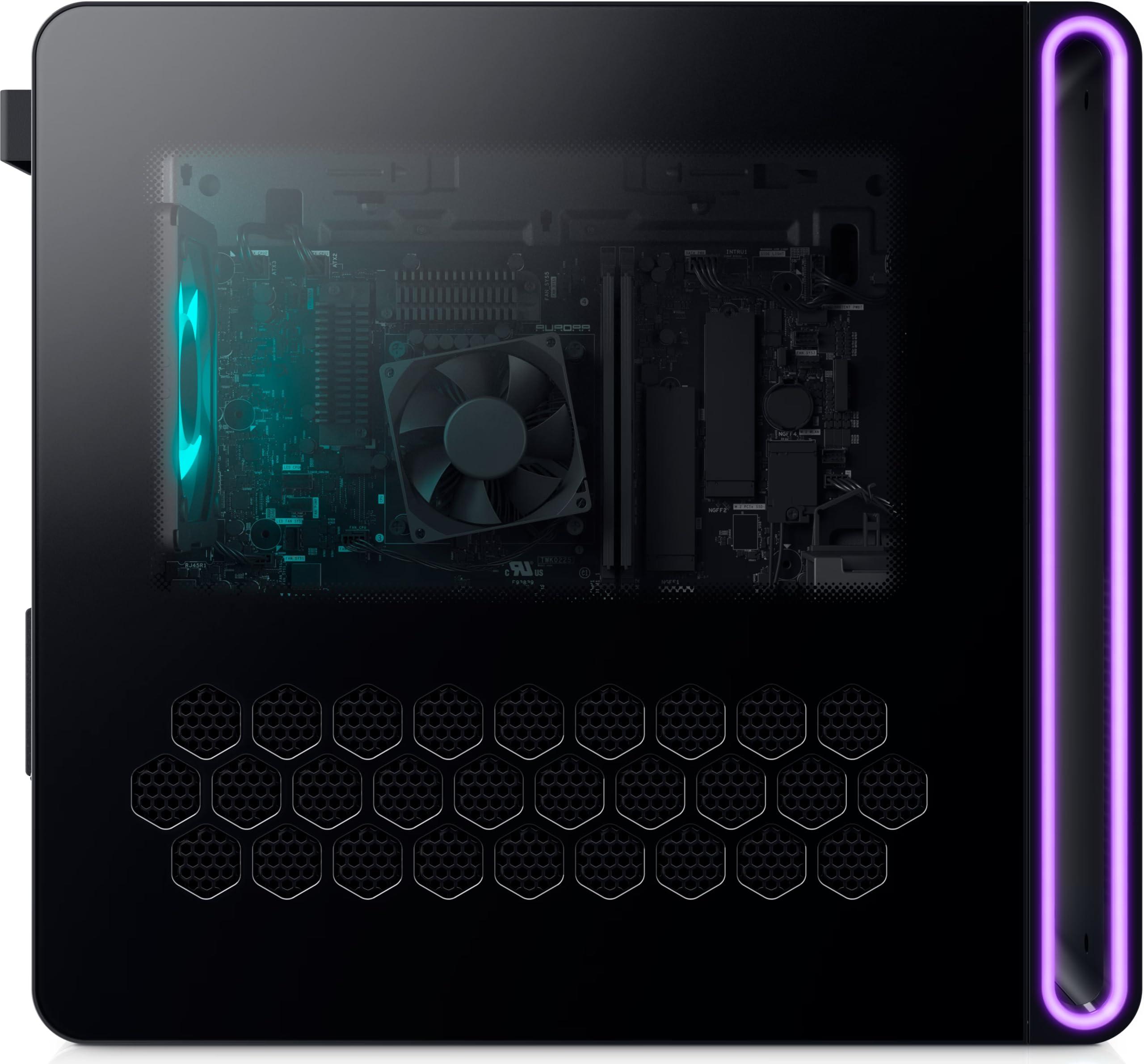 Alienware Aurora R16 Gaming Desktop PC (20-Core Intel i7-14700F, GeForce RTX 4060 Ti 8GB, 32GB DDR5 RAM, 1TB SSD, 240mm AIO Liquid Cooling, RJ-45, WiFi 6E, BT 5.3, KB&M, Win 11 Home) - Image 6