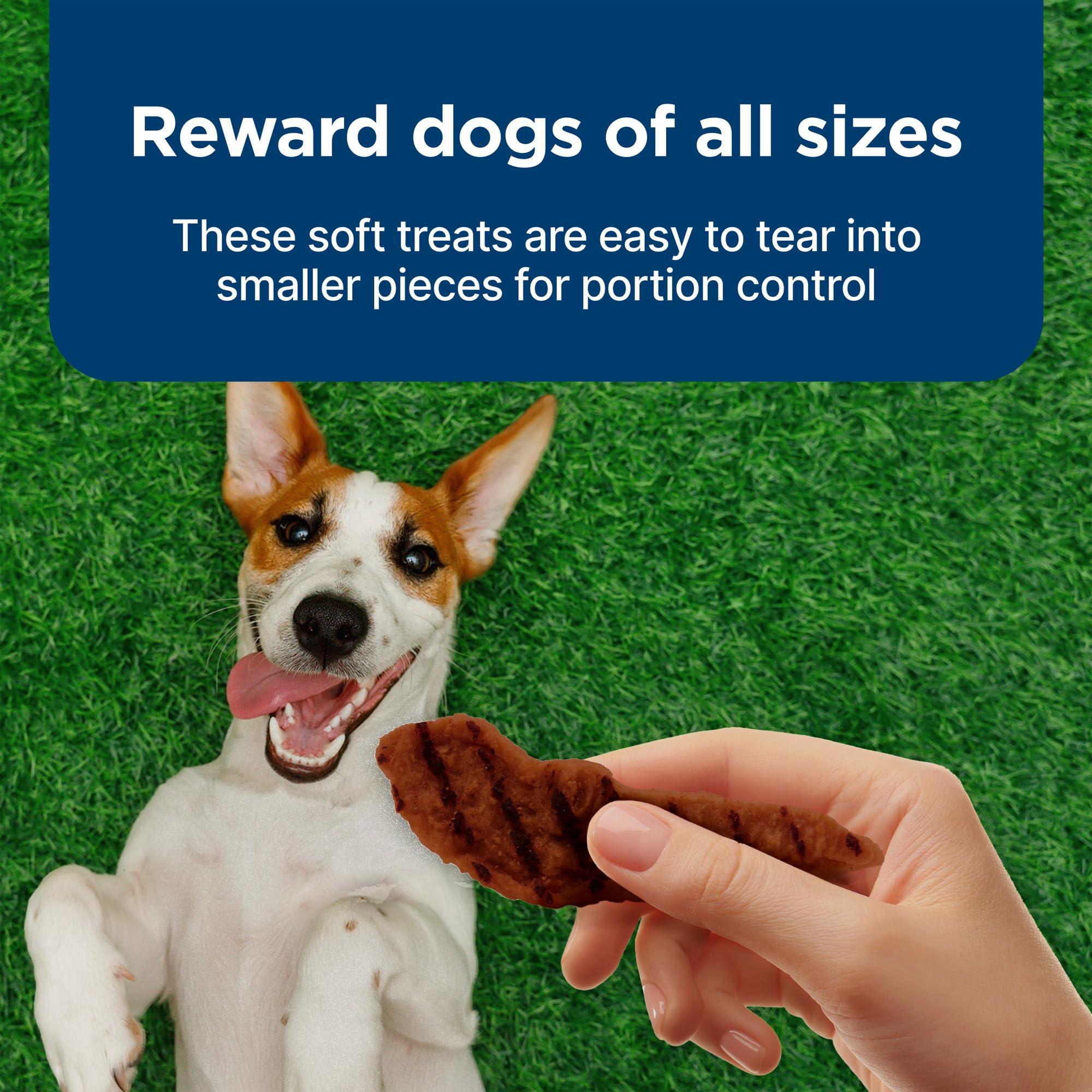 Blue Buffalo Nudges Grillers Natural Dog Treats, Made in the USA with Real Steak, 16-oz Bag - Image 4